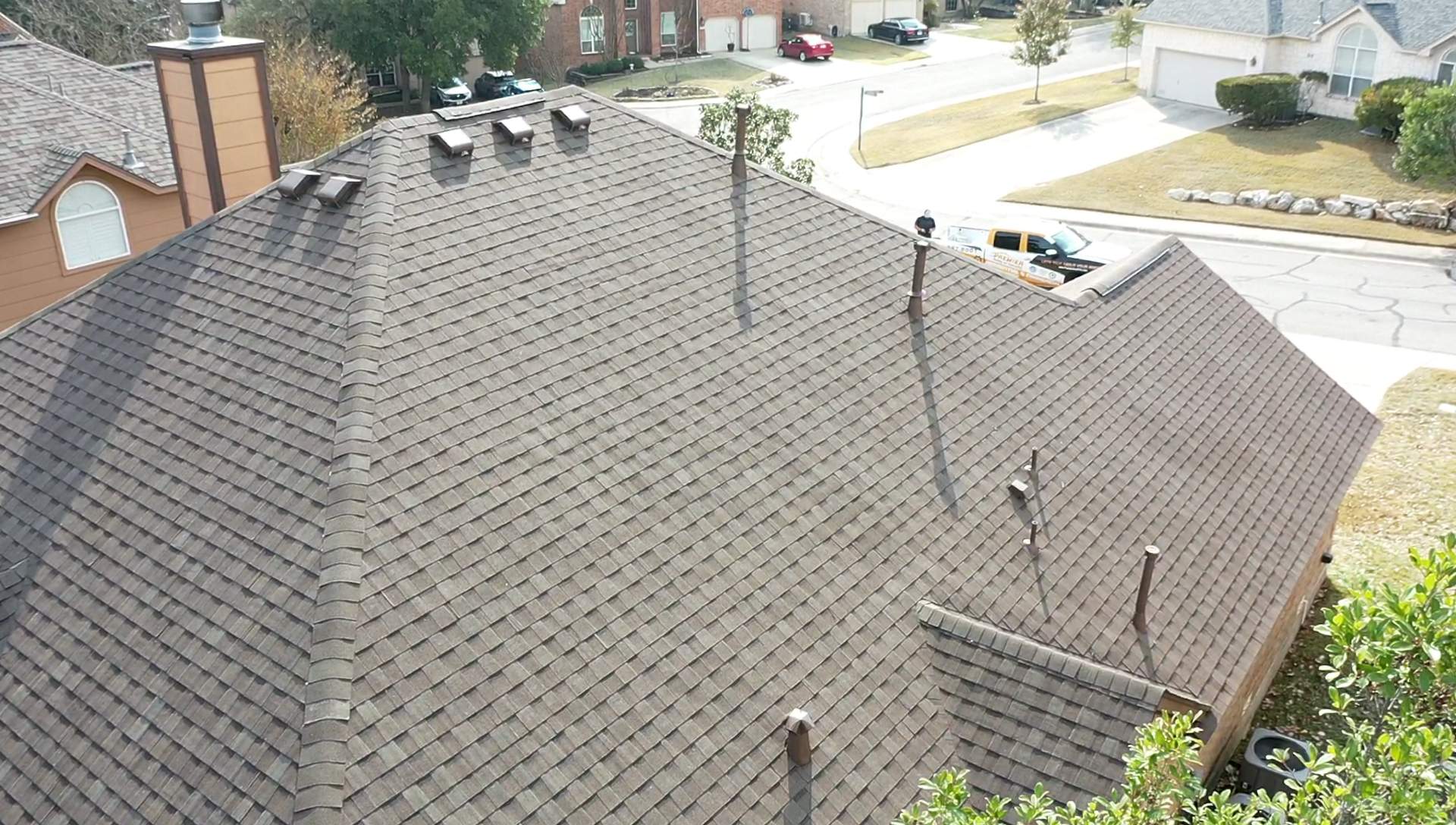 Residential Roof Replacement using Pinnacle Pristine 30 Year Laminate Shingles by Premier Roofing and Contracting