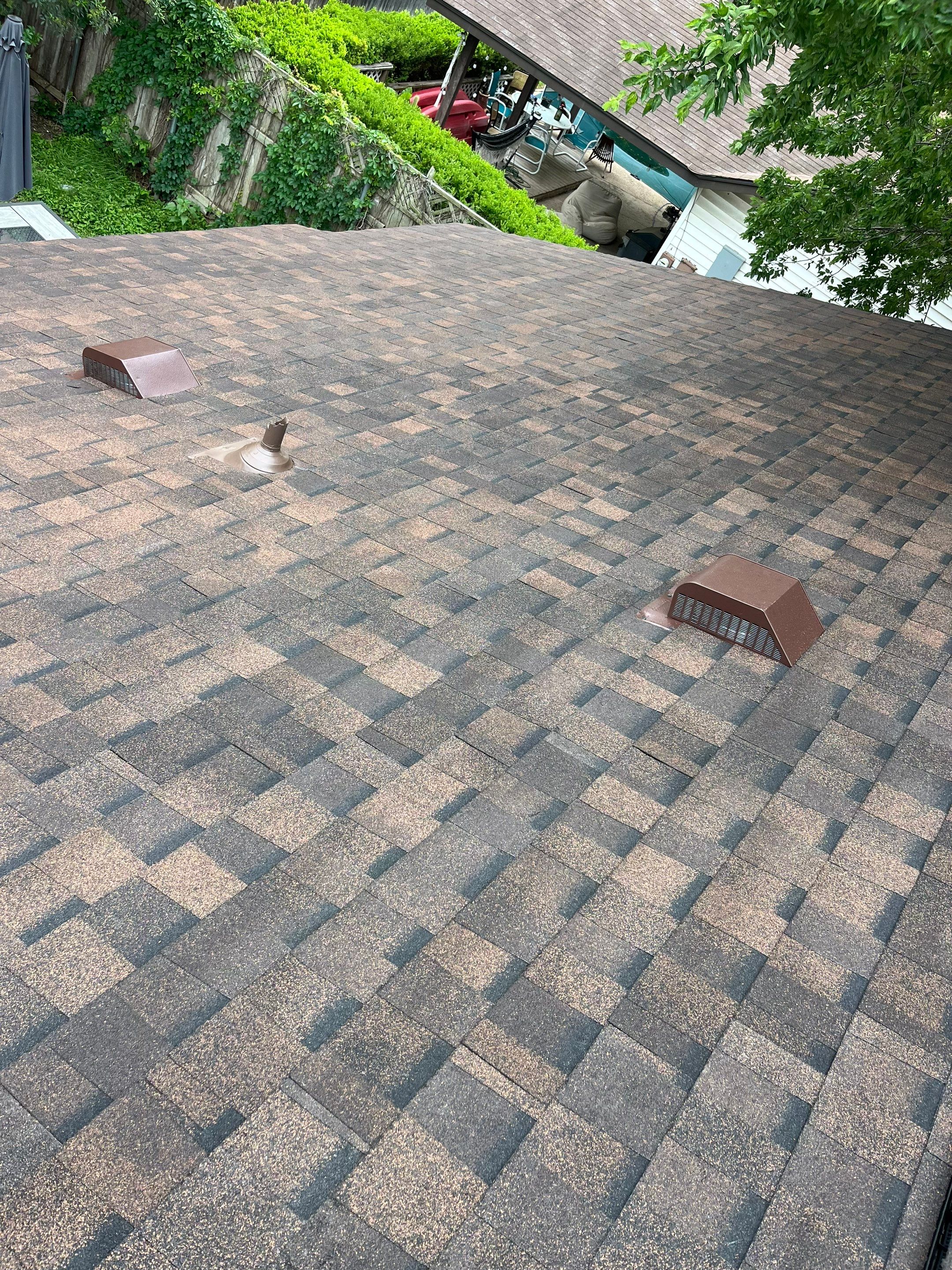 Architectural Shingle Roof Replacement and Decking Repair in Austin by CDG Restoration & Construction