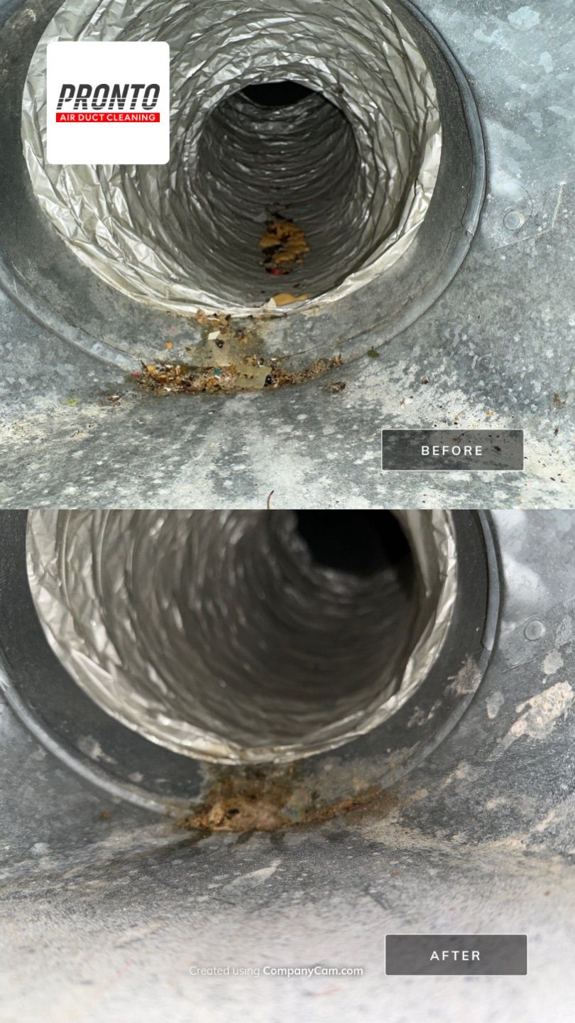 Air duct cleaning using Hypervac by Pronto Air Duct Cleaning
