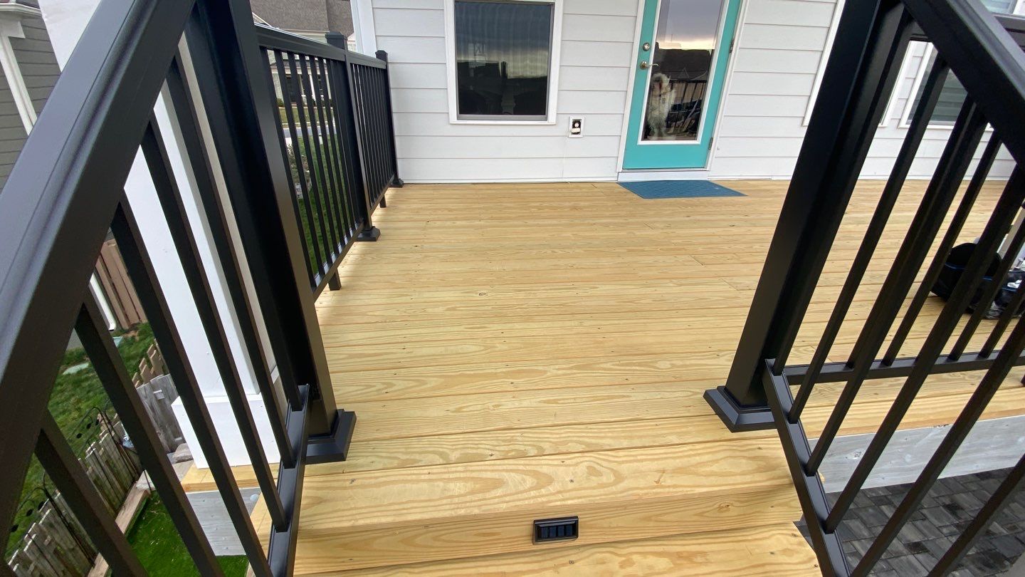 Deck using AcryFin by DuraSeal