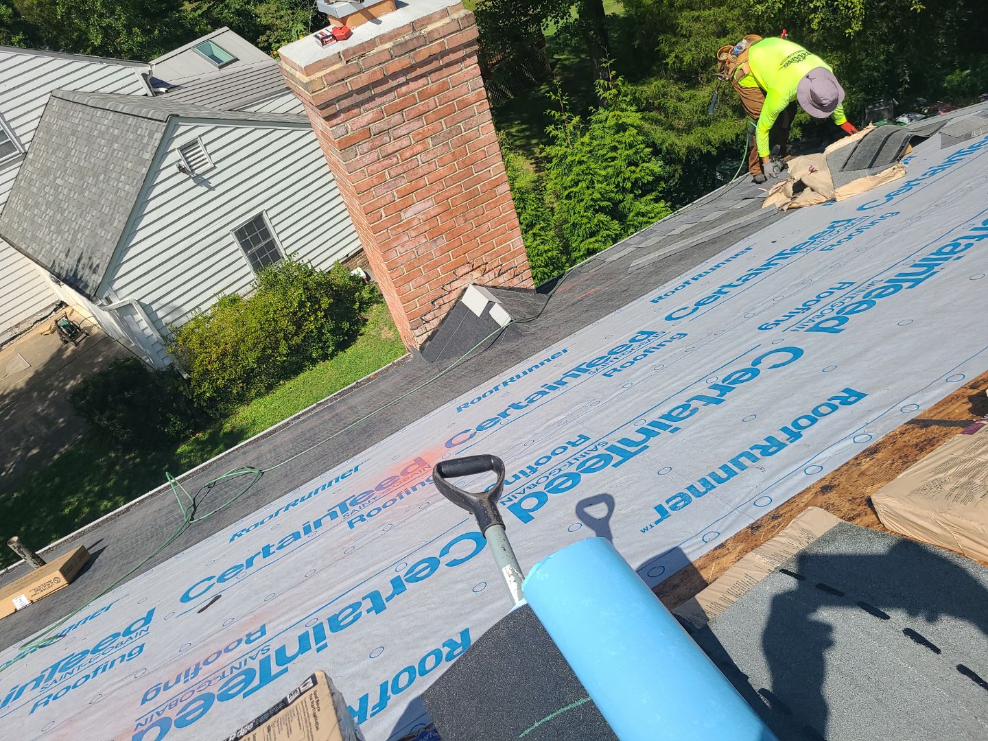 Falls Church: Roof Replacement with CertainTeed Landmark Pro in Max Def Pewterwood by RM Banning, Inc.