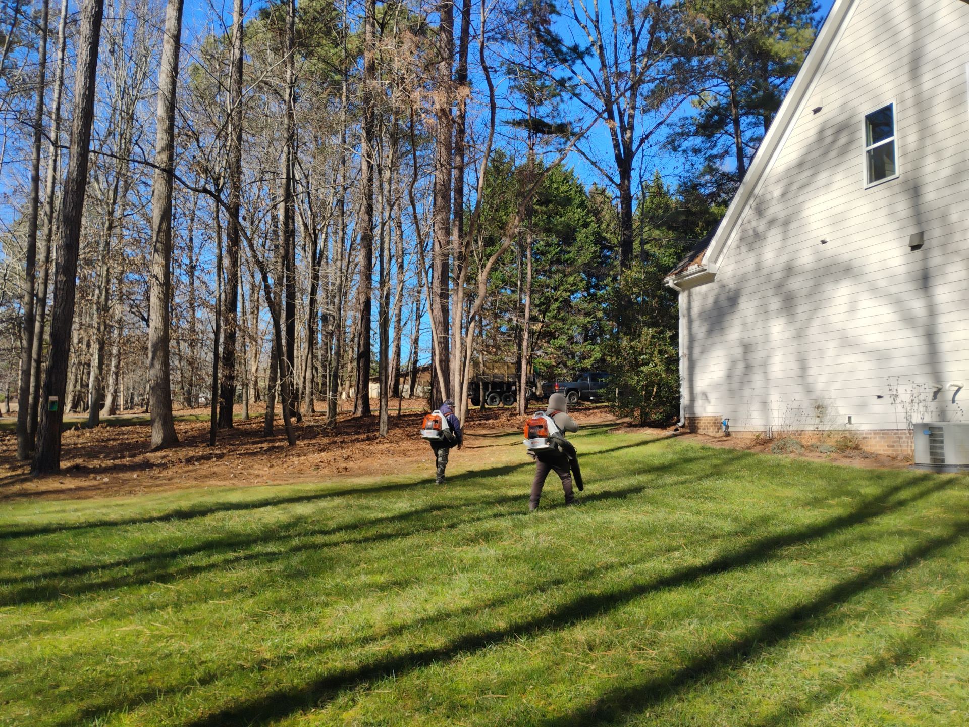 Fertilize application in Stem by Martinez Brother’s Nc Landscaping Inc