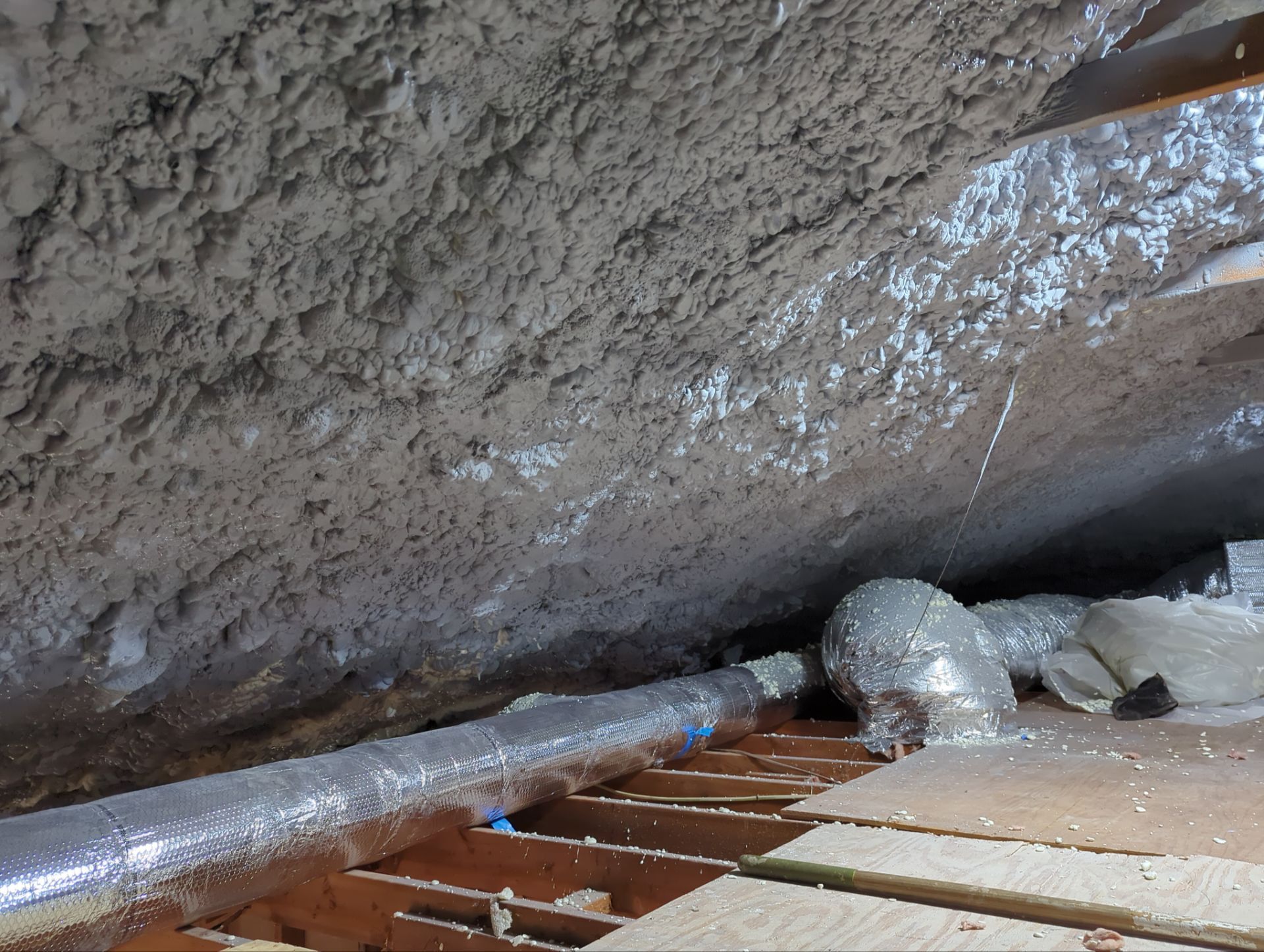 Exterior Walls Using Closed-Cell Spray Foam by NYS Foam & Energy