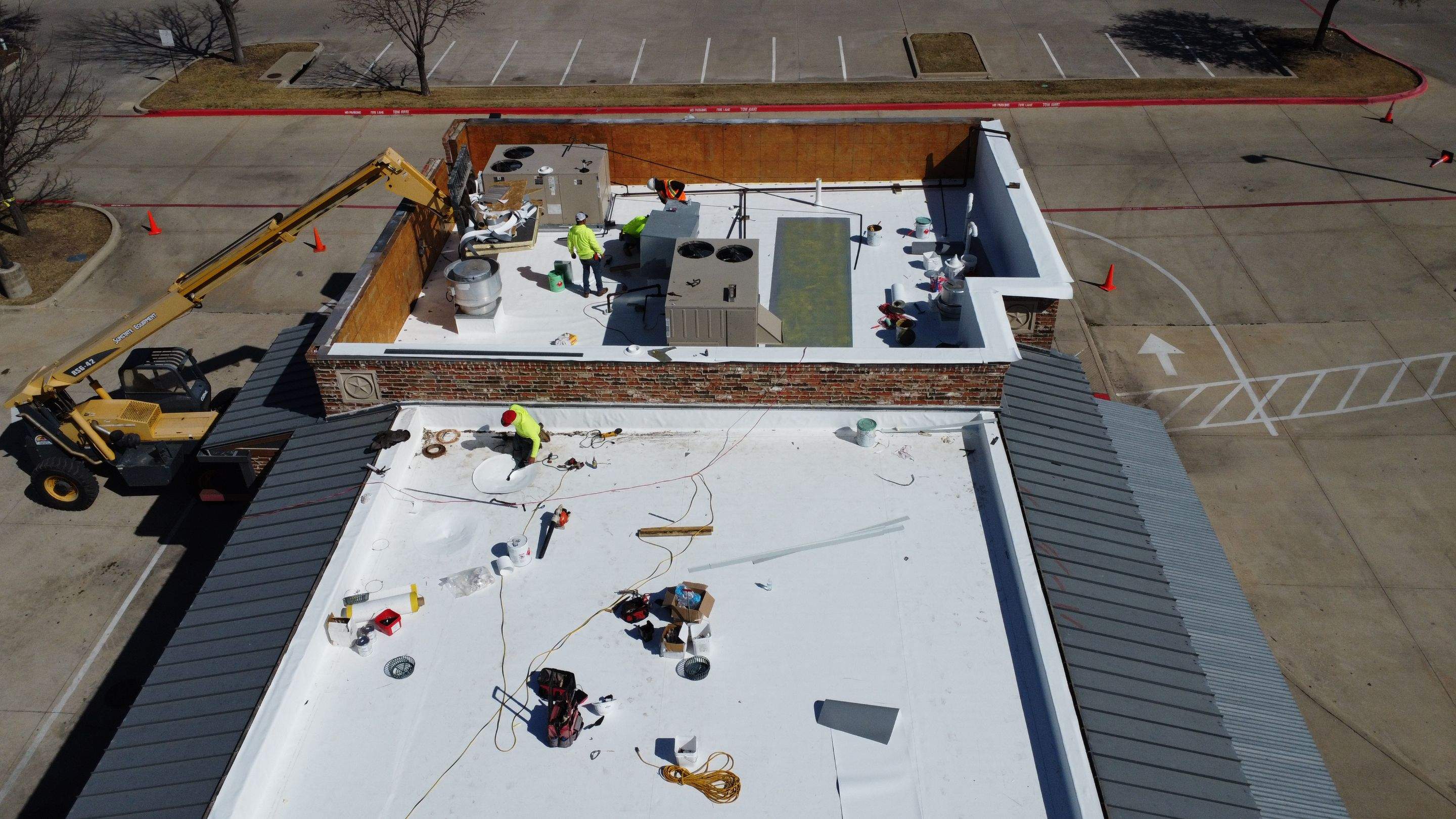 TPO Commercial Roofing Installation by 3:16 Roofing and Construction