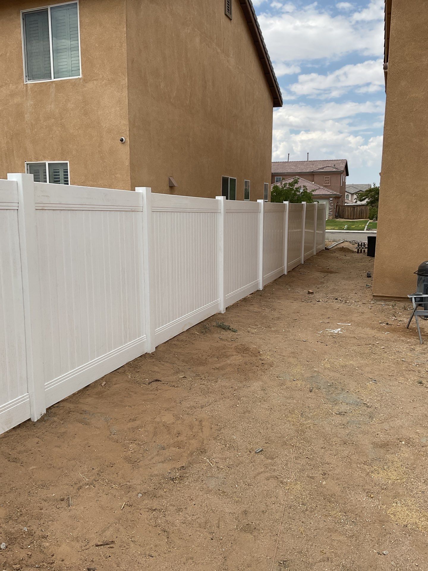 Fence Installation using Vinyl by Fence Guys Inc.