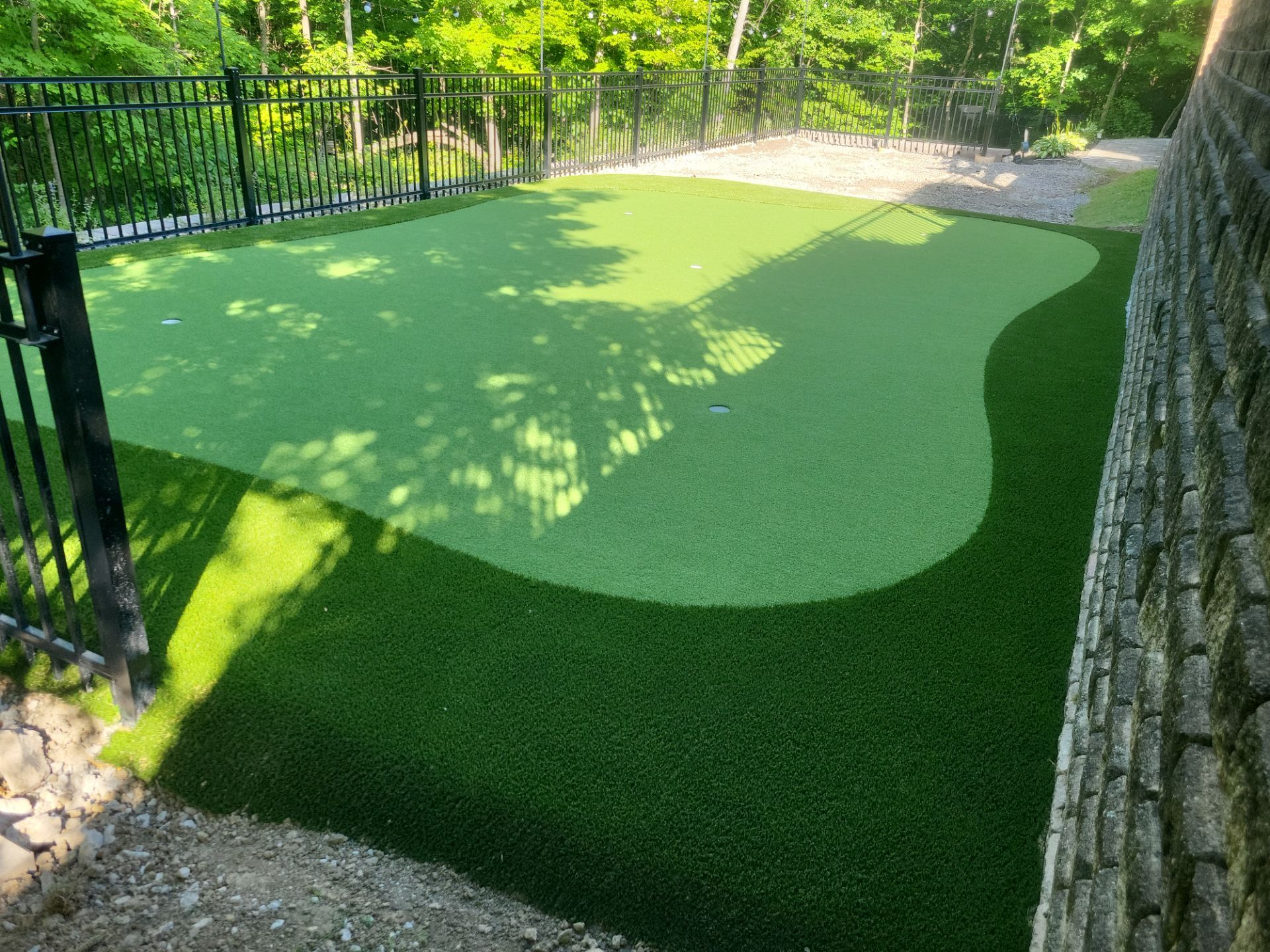 Backyard Green on backyard Sublevel by Southwest Greens Midwest