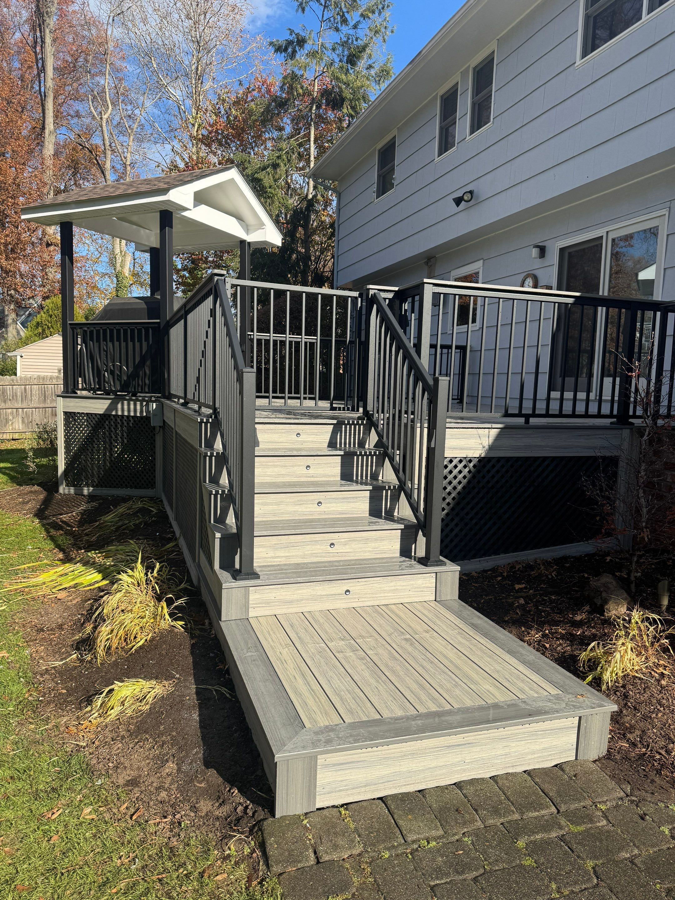 Deck Resurface and New A-Frame Roofing by deck guardian