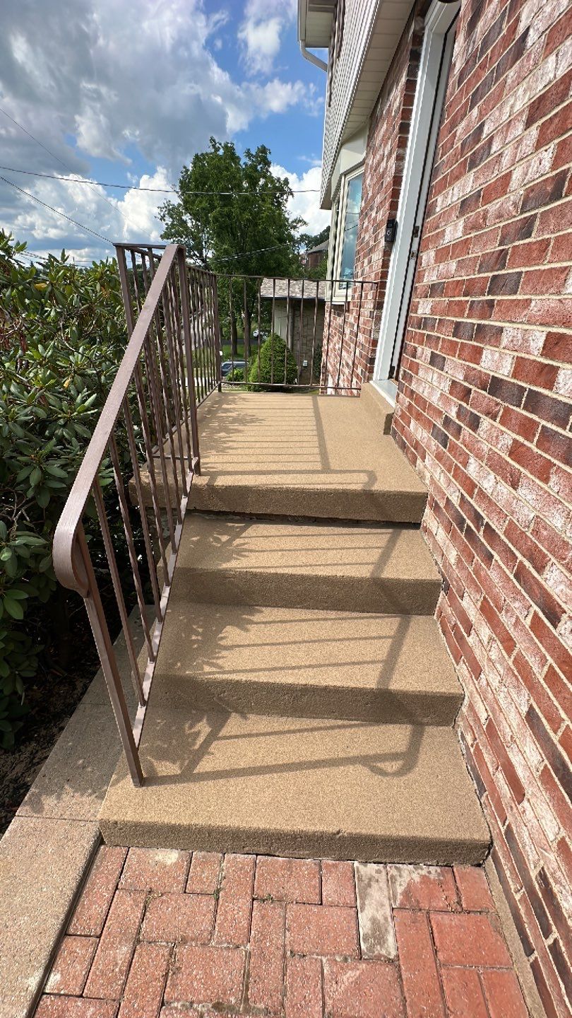 Porch + Steps Project in North Huntingdon by Floors in a Day, Inc