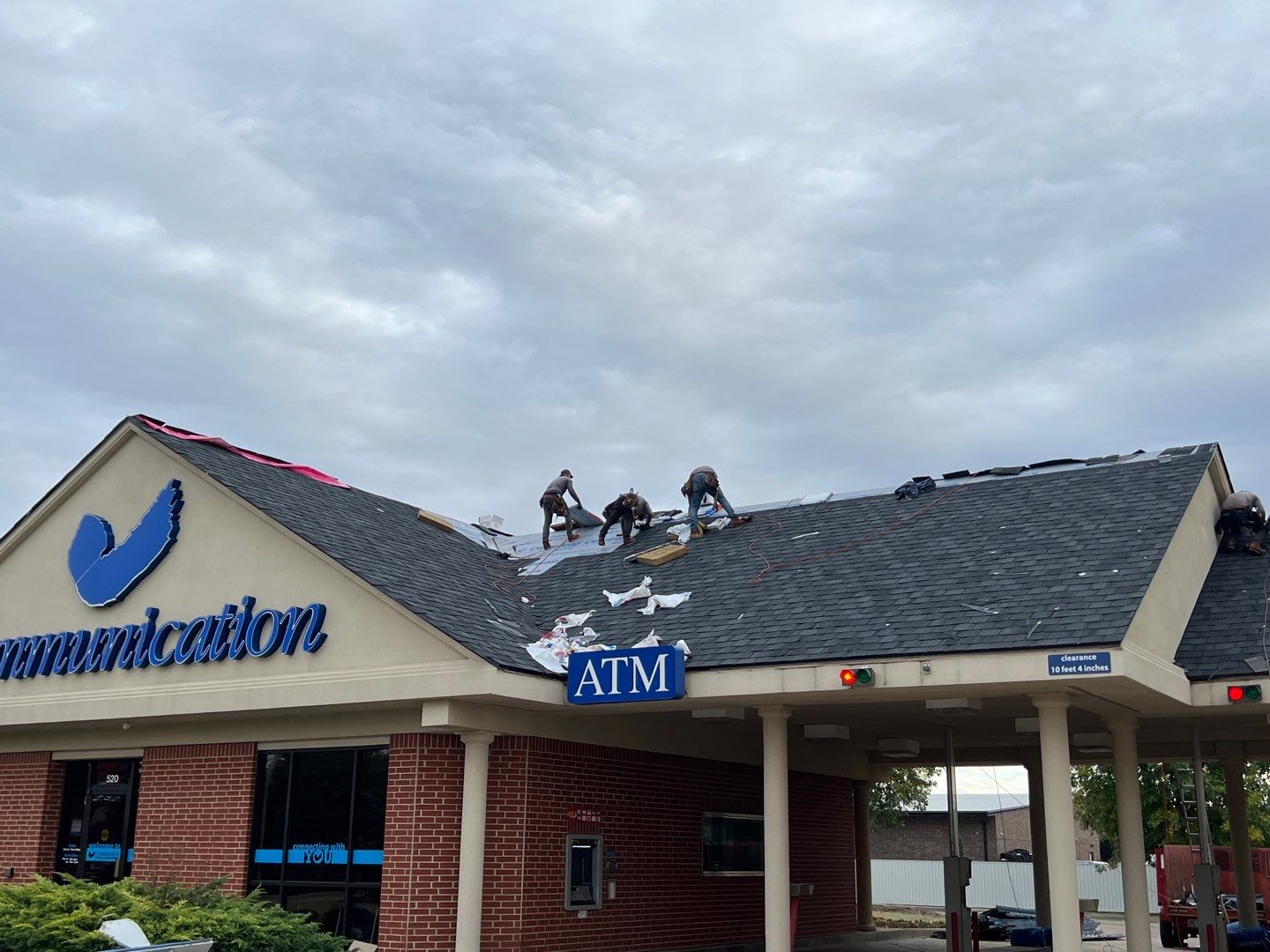 Commercial Roofing Installation using Certainteed Belmont IR by Castillo Roofing