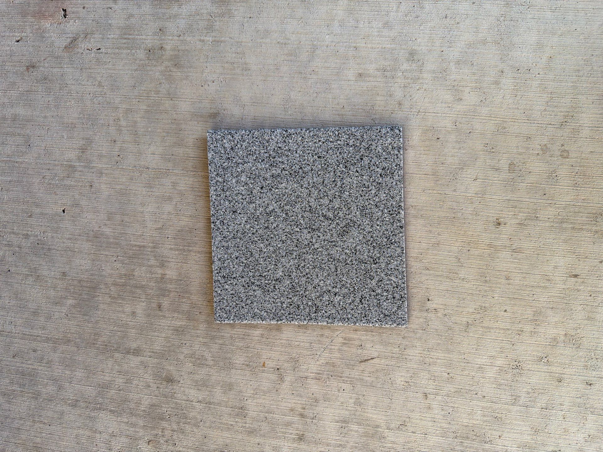 Polyurea Patio Floor Coating in Starry Evening for Sioux Falls Home by Select Painting, Coatings & Garage Cabinets