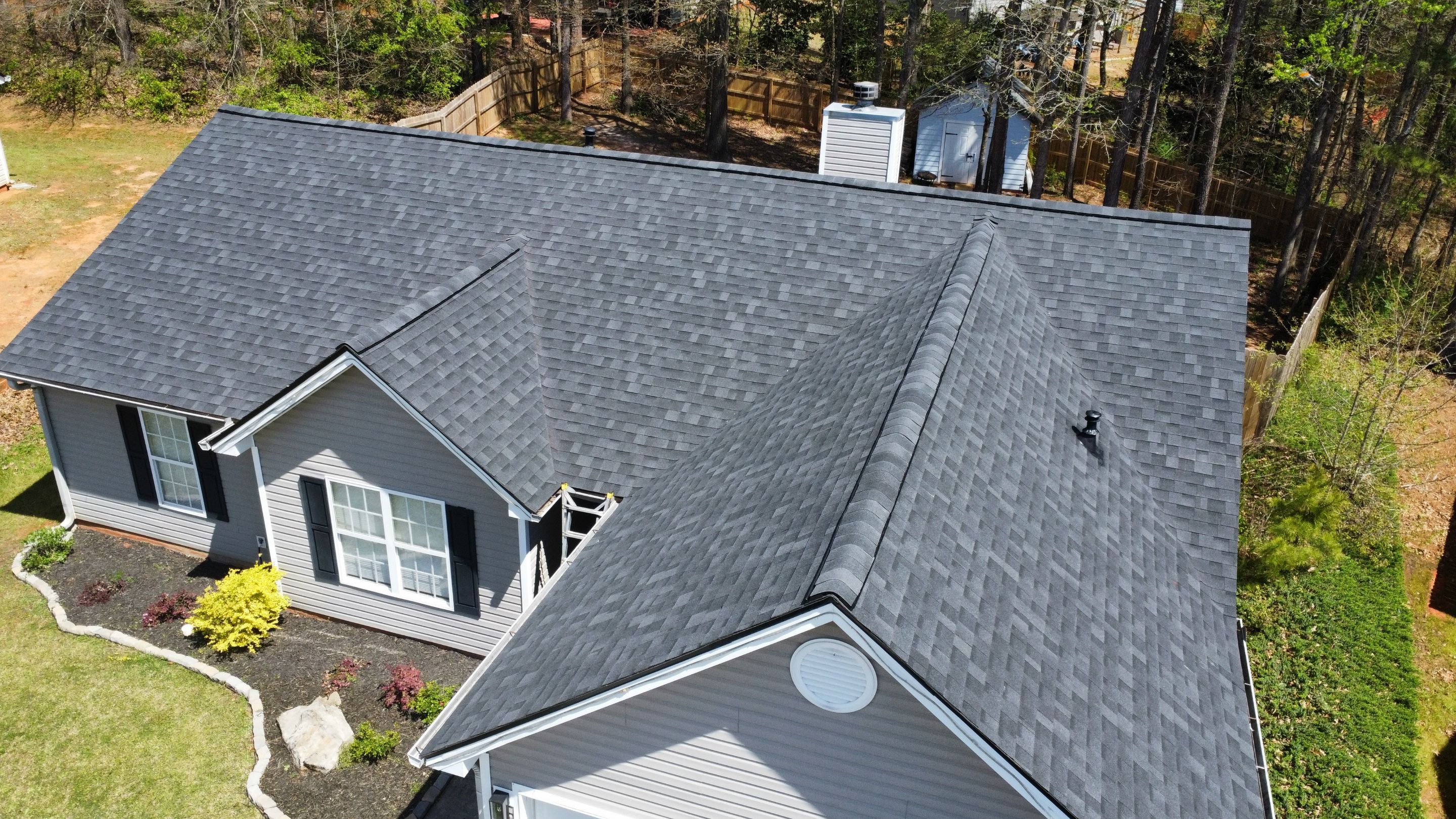 Lawrenceville, GA Roof Replacement IKO Cambridge Dual Black by Reset Roofing