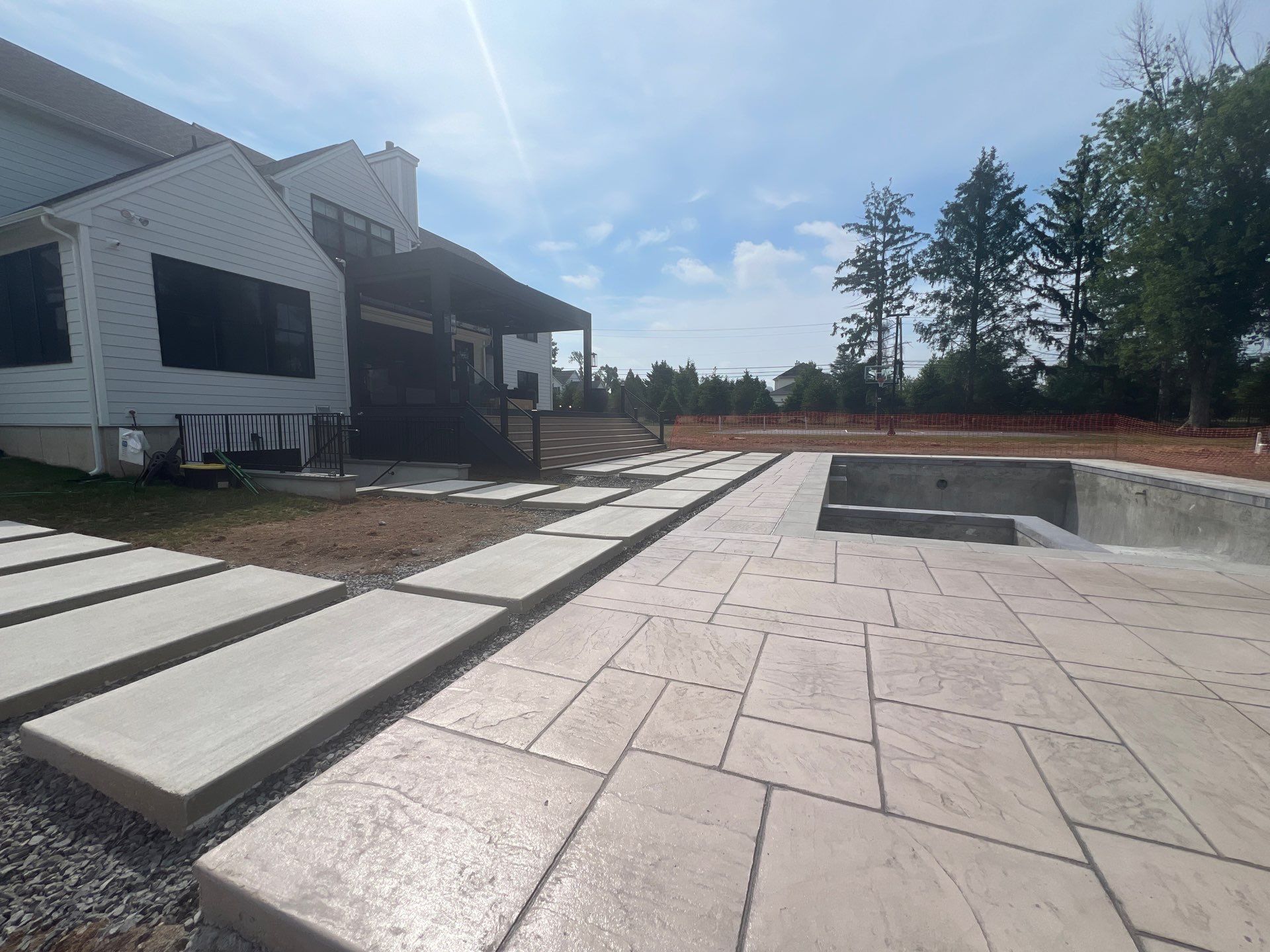 Custom Pool Deck and Patio in Ambler, PA by Architectural Concrete Design