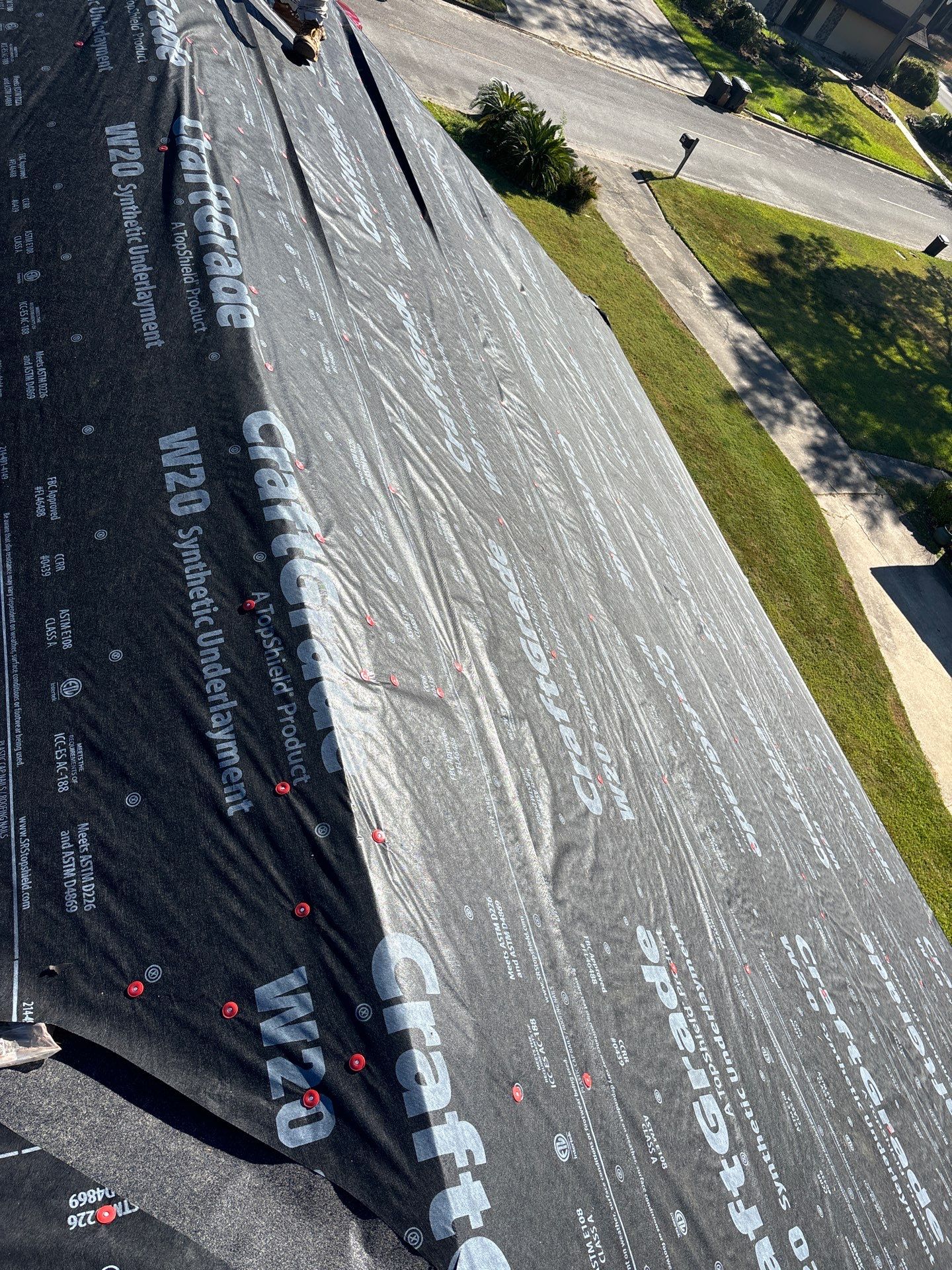 Residential Roofing Installation using Owen's Corning Duration (Lifetime) Shingles by Roof Repair Company