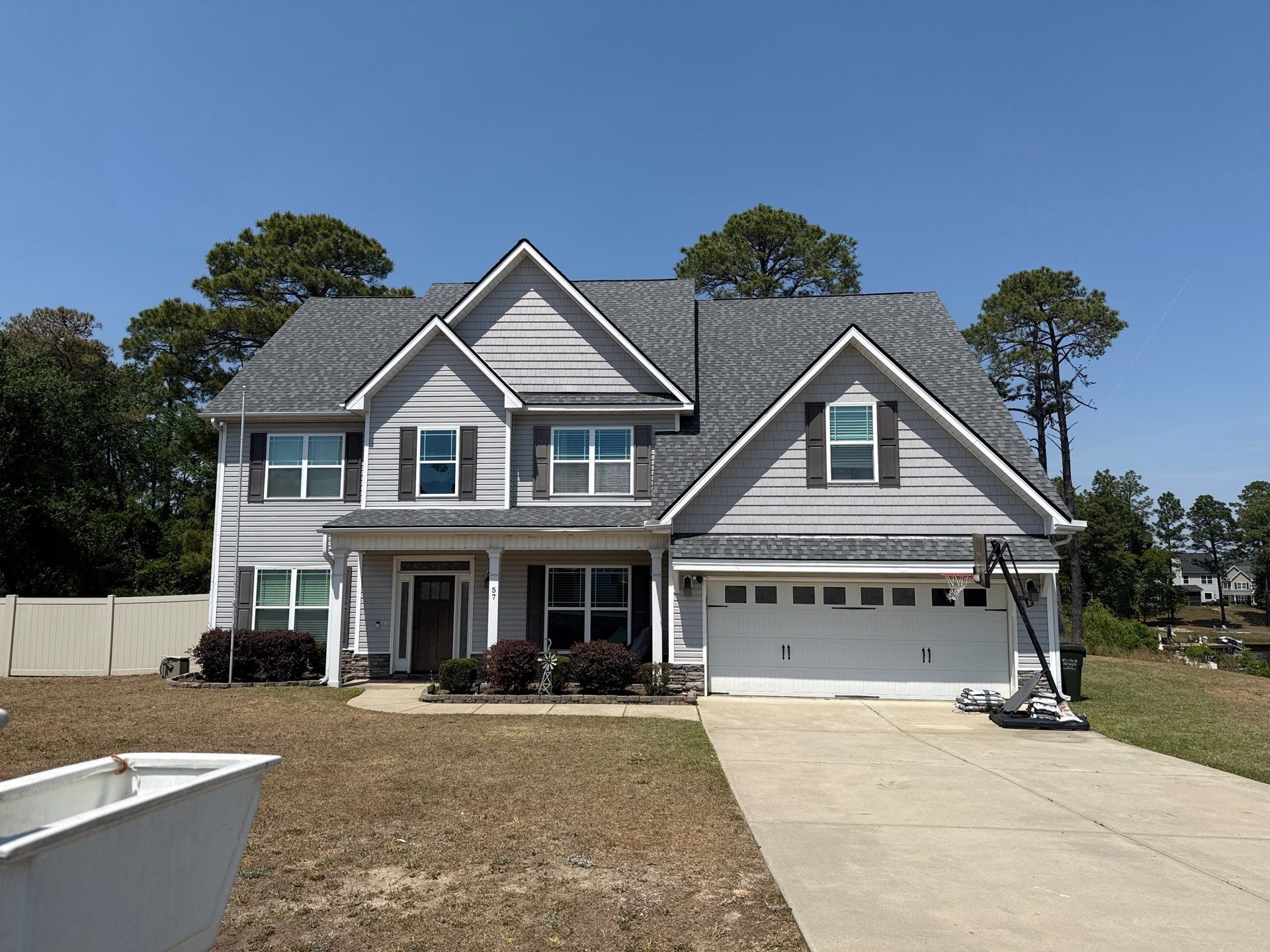 Asphalt Shingle Roof Replacement on Multi-Gabled Sanford Home by Prepare The Way Roofing