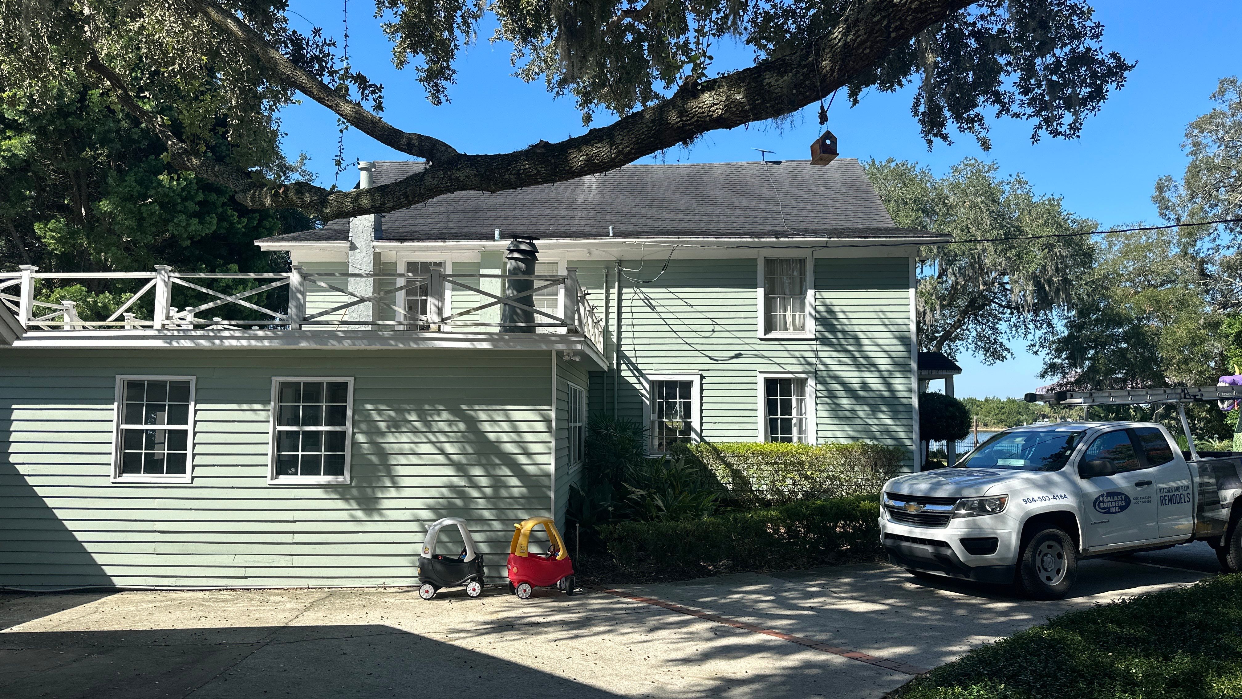 Residential Roofing Installation using Aluminum Metal Roof by Galaxy Builders, Inc.