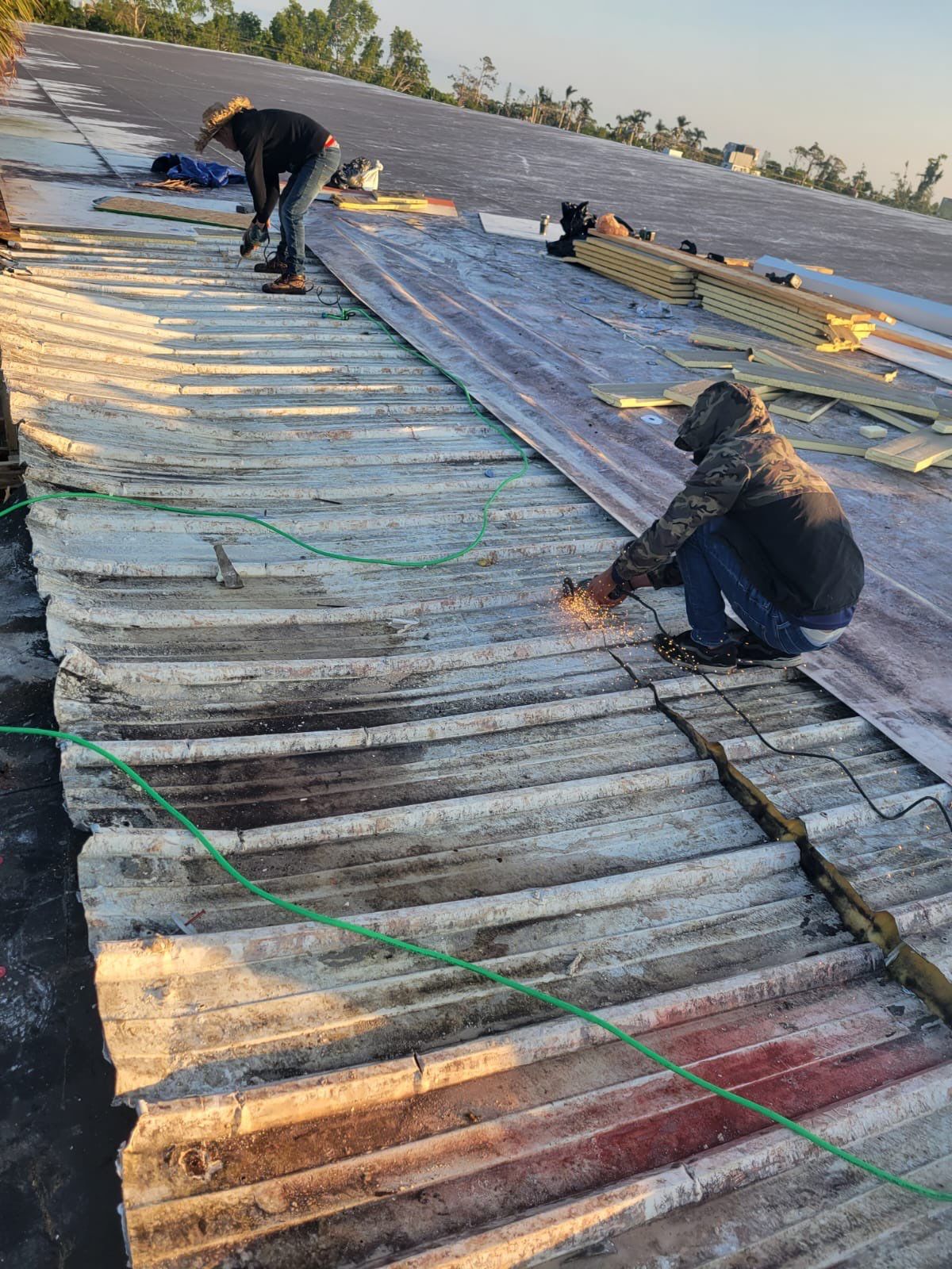 Emergency Repair on School from Storm Damage by Four Peaks Roofing