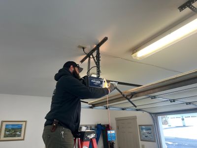 Operator Installation using Raynor Corporal 1/2HP Chain Drive Operator (LM)