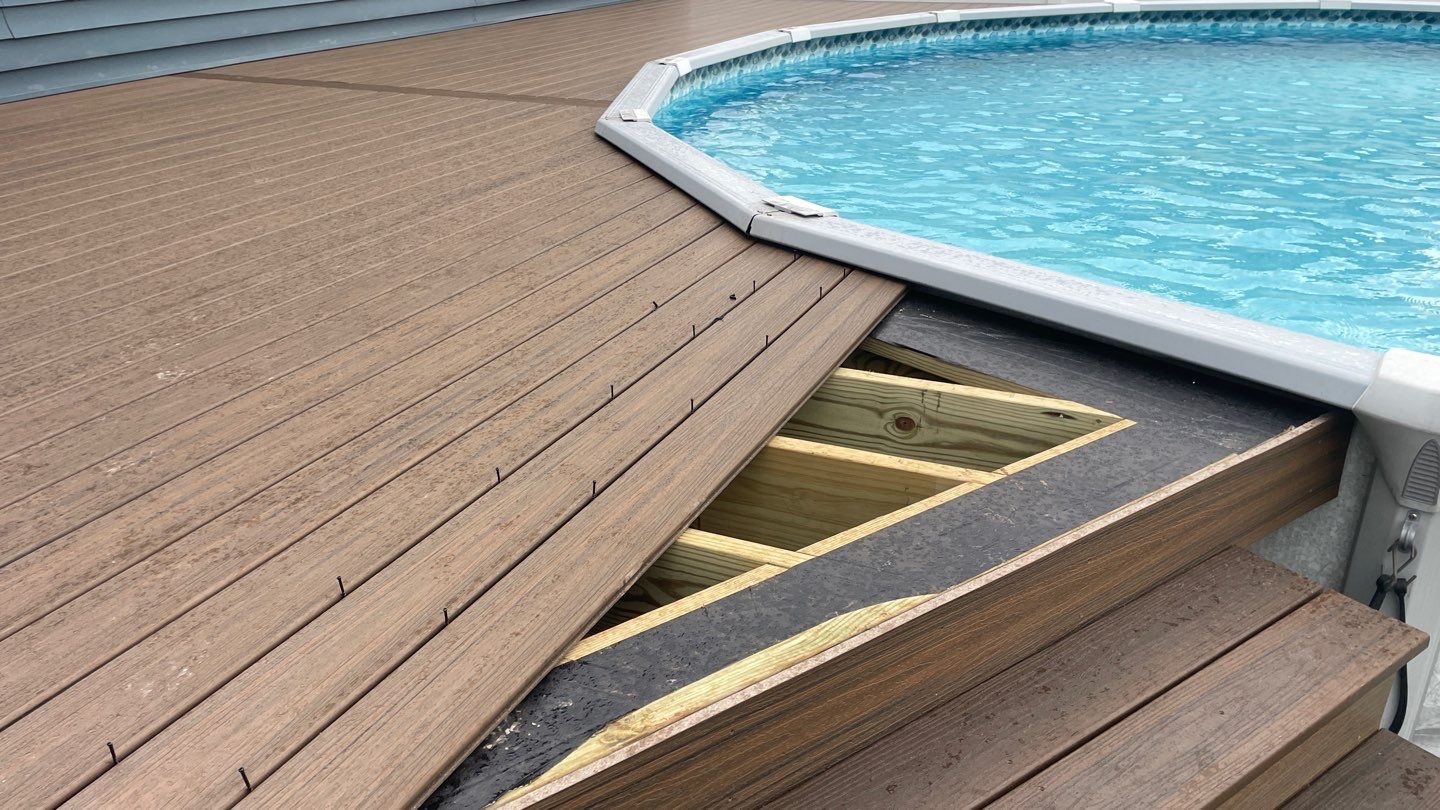 New Pool Deck in South Plainfield, New Jersey by deck guardian