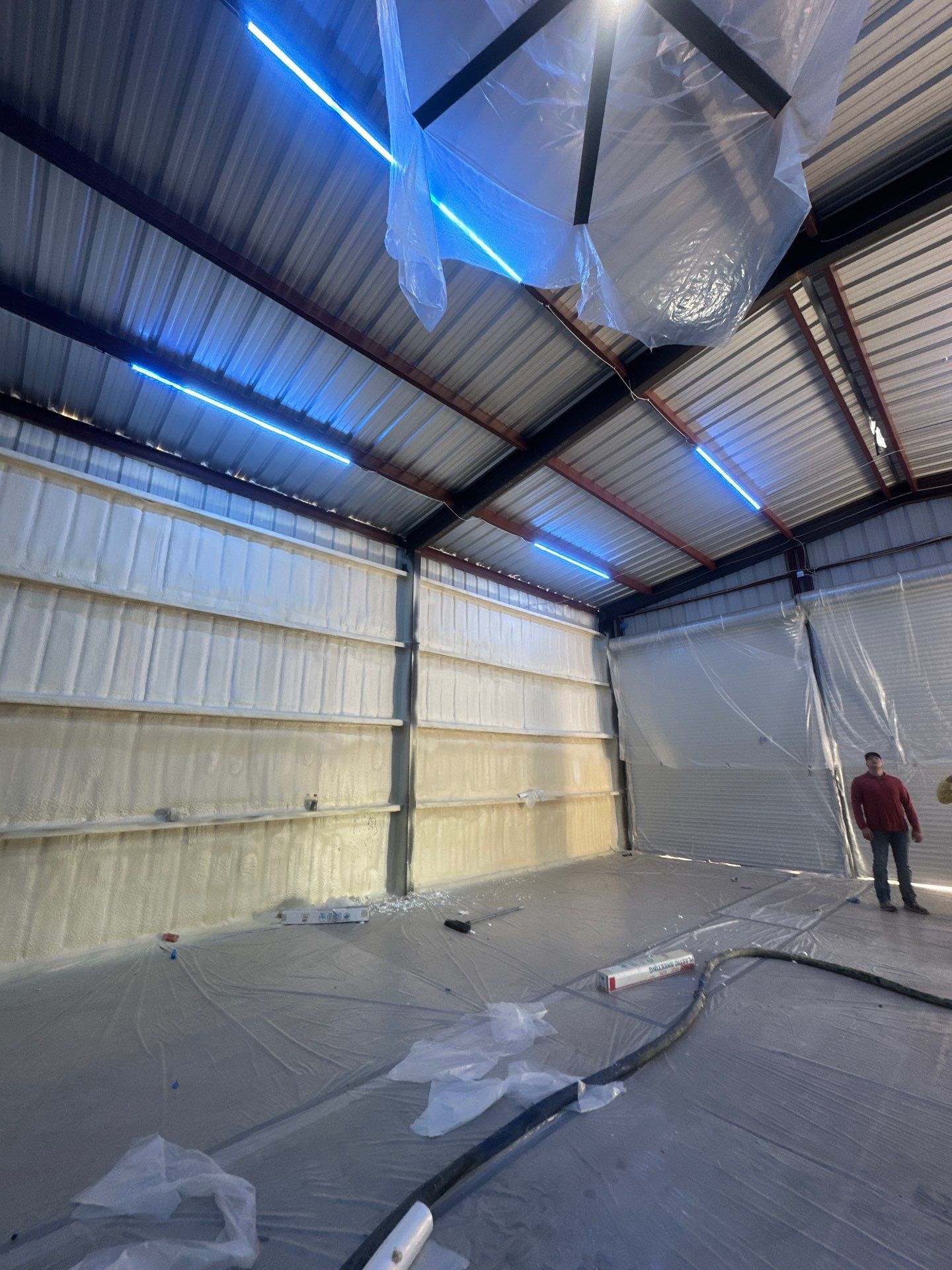 2" close cell metal shop by Apex Insulation Solutions