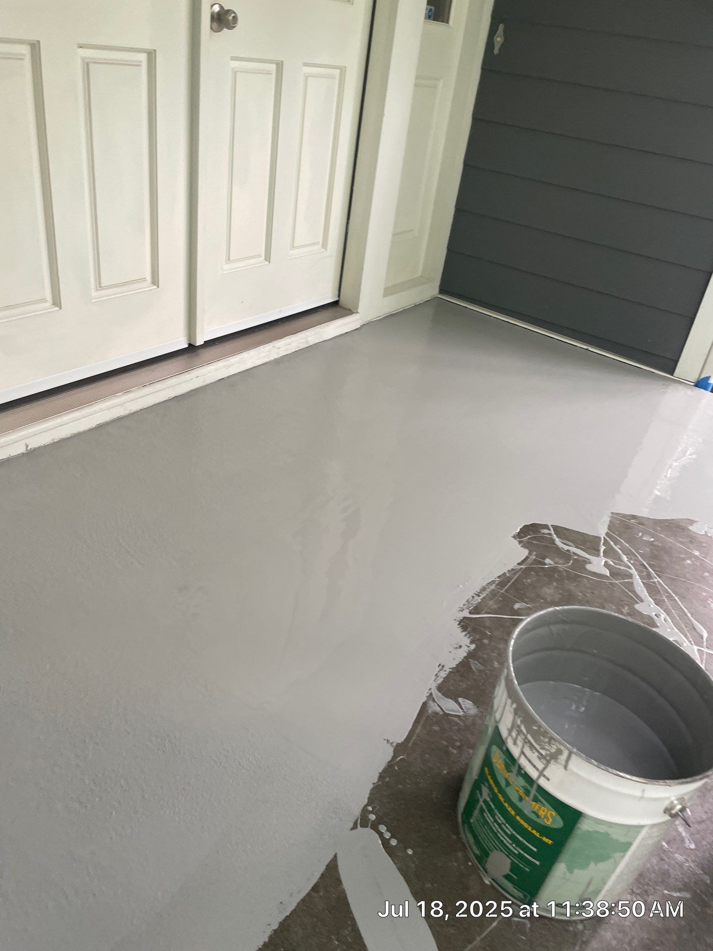 Epoxy Stairs & Sealcoat Driveway Application by Jireh Asphalt & Concrete Inc 