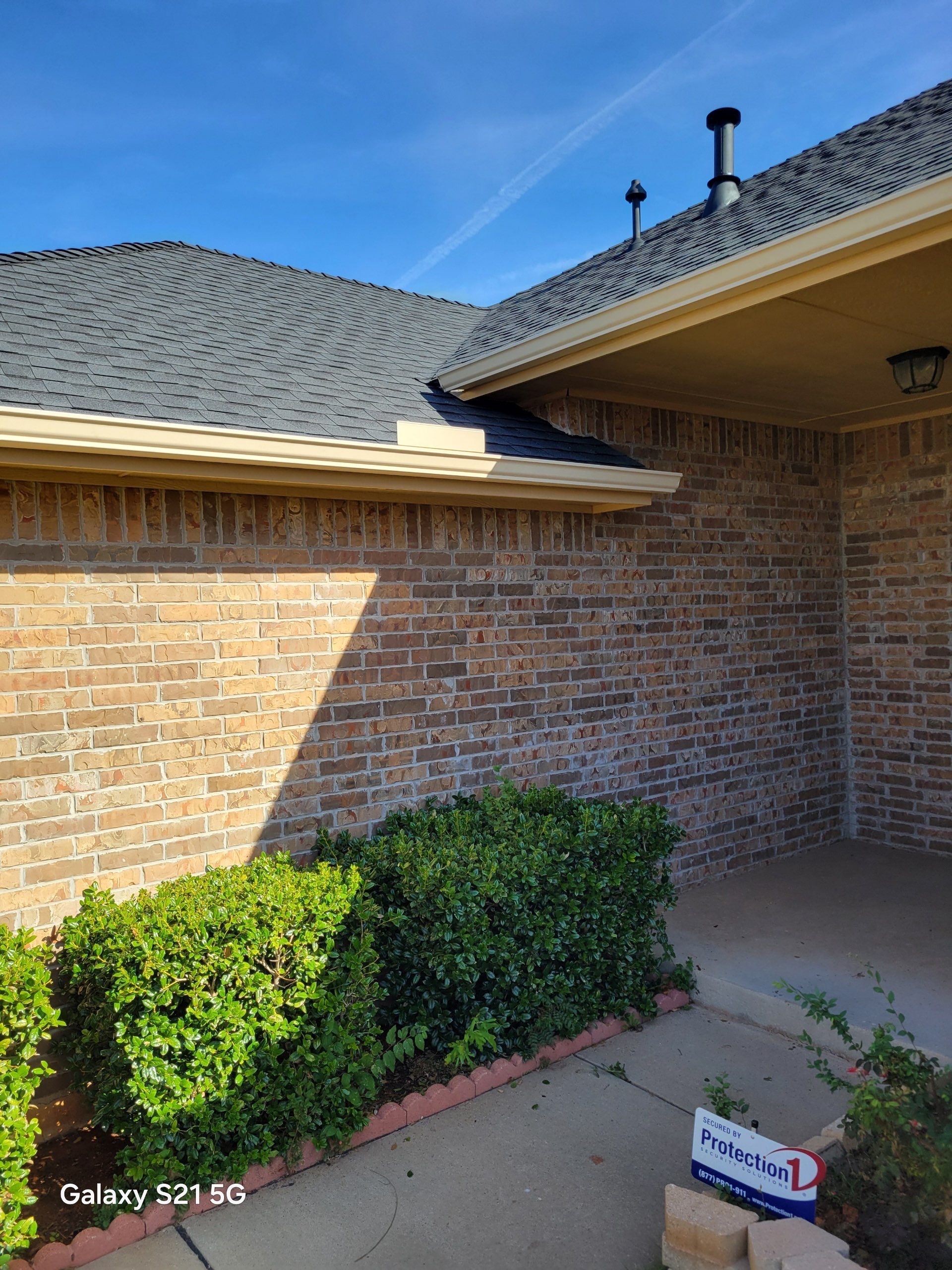 roof replacement & gutter installation in Edmond by McCann's Roofing and Construction