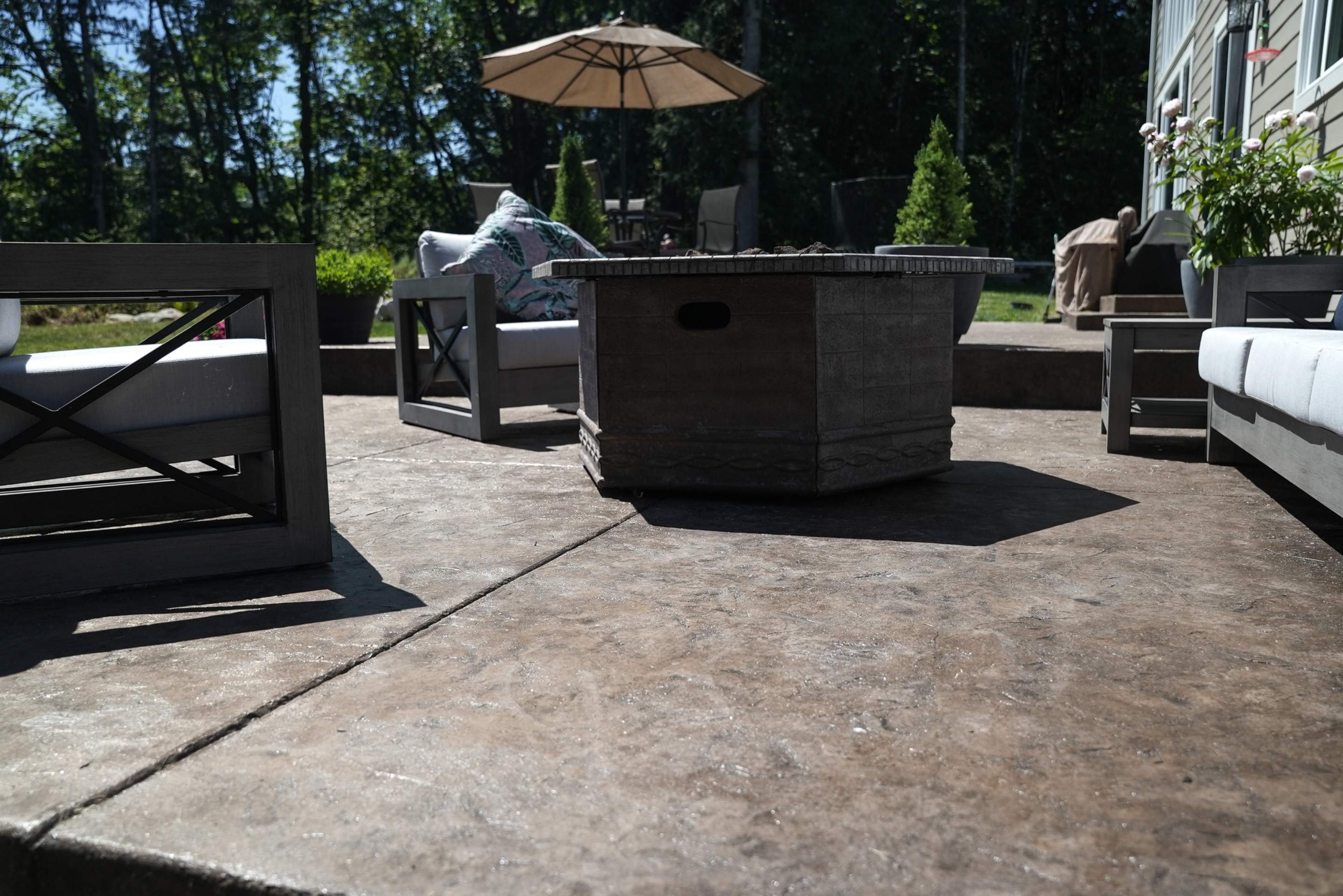 Mandy | Stamped Concrete Patio & Driveway by Jireh Asphalt & Concrete Inc 