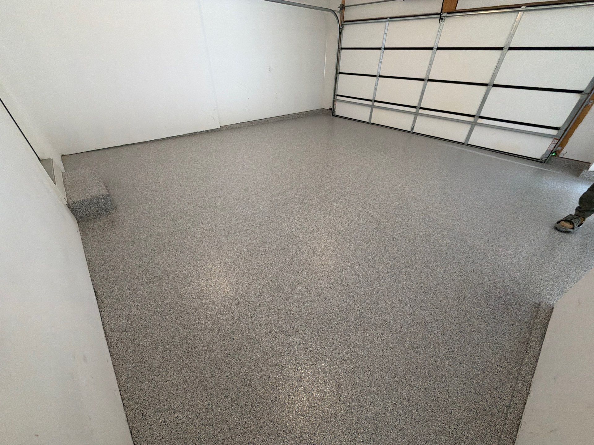 Multi-Car Garage Epoxy Flake Floor Installation in Byron Center by Gordon Painting