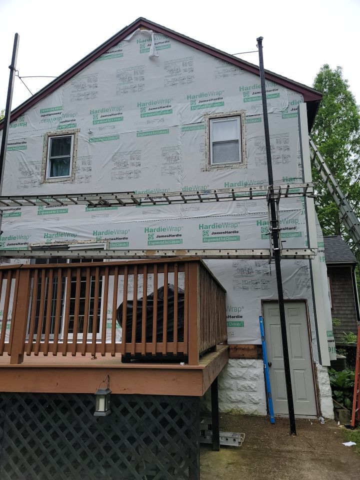 Siding Installation using James Hardie by UBrothers Construction