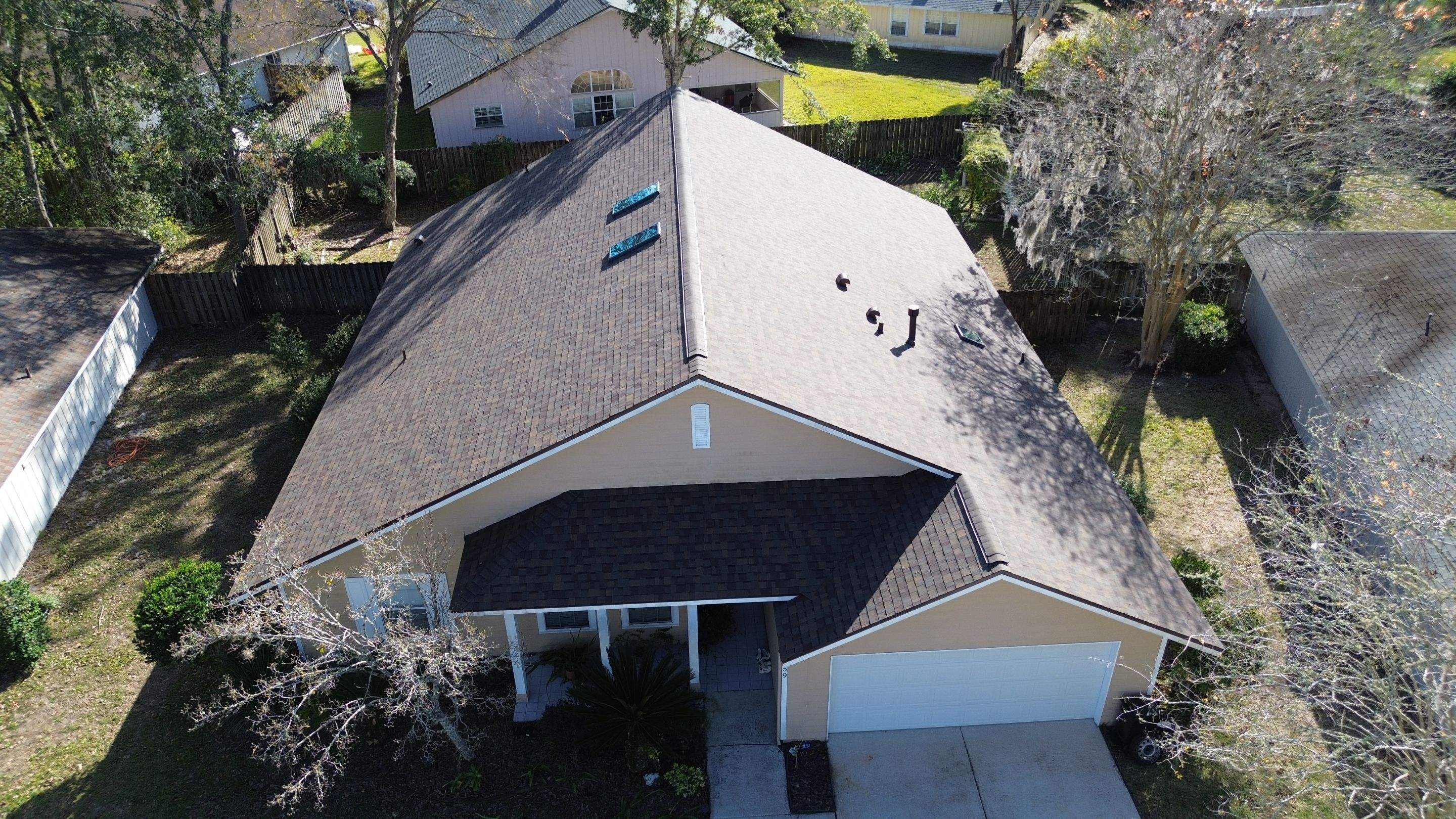 Hail damaged reroof in Gainesville, FL by Brehm Roofing