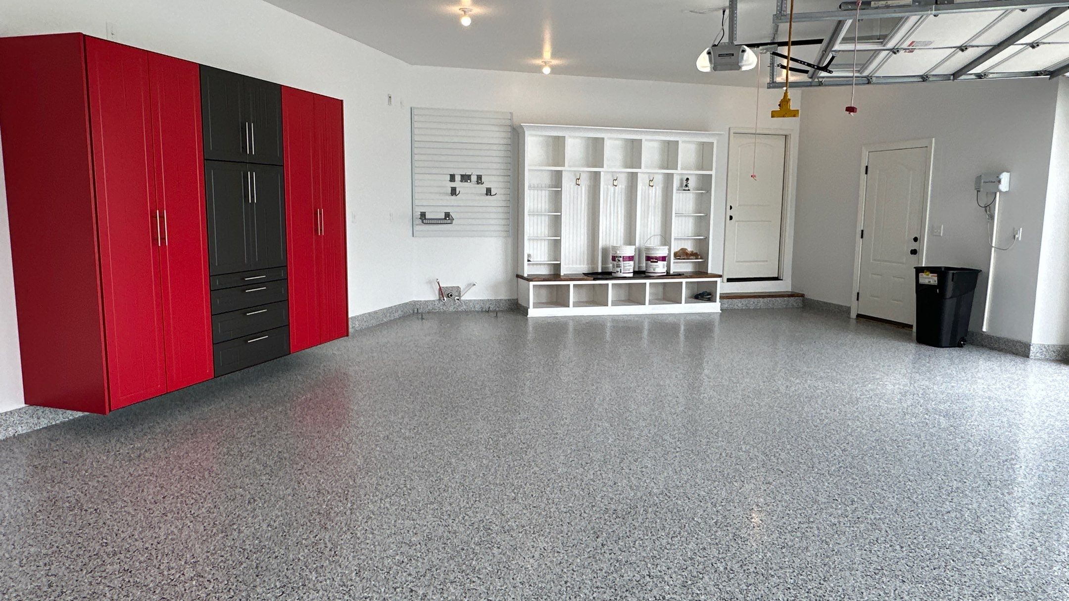 Louis P. transformed their garage into the garage of their dreams  by Banner Garage