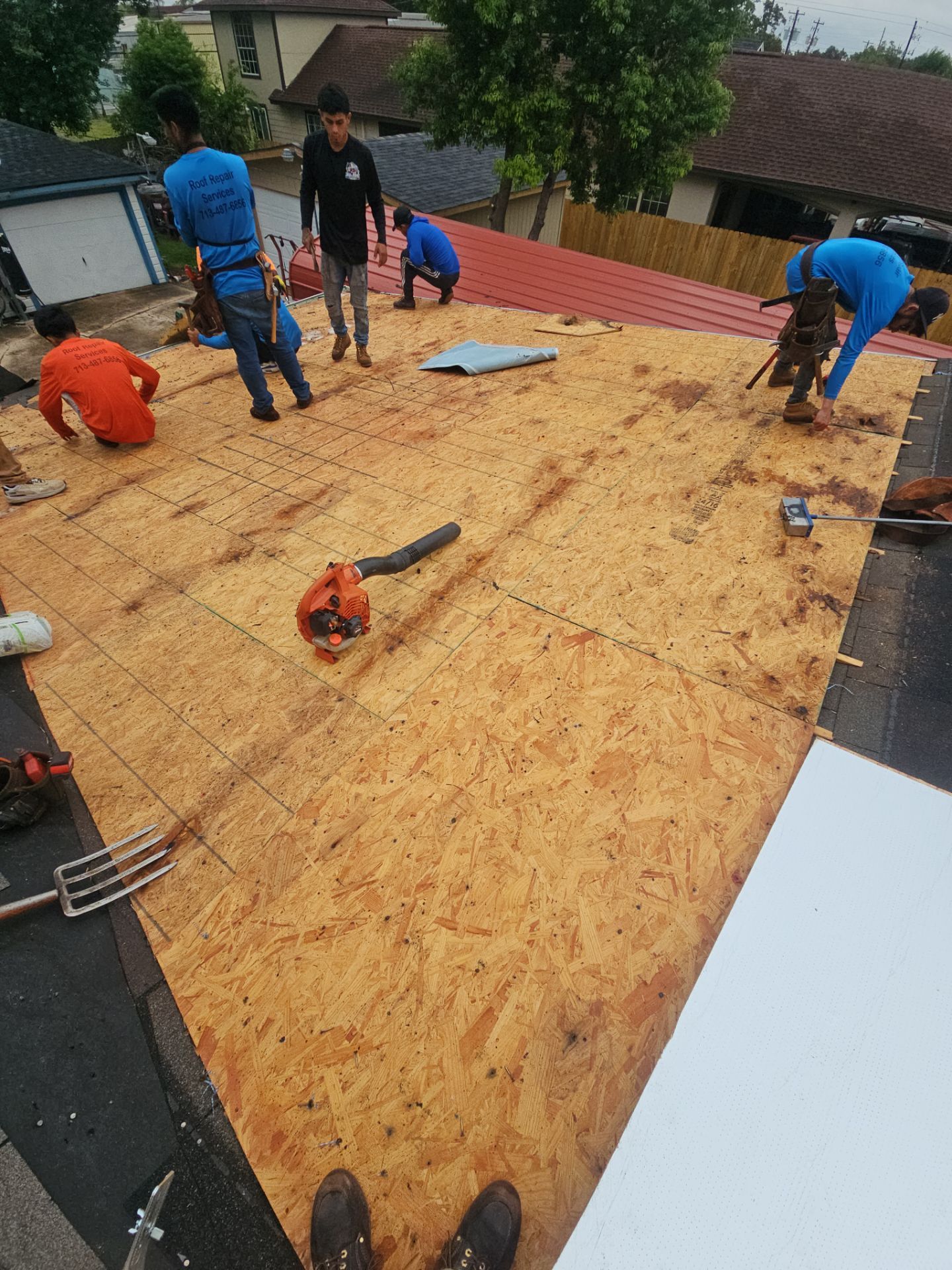 Residential Roofing Installation using Owen's Corning Duration (Lifetime) Shingles by Roof Repair Company