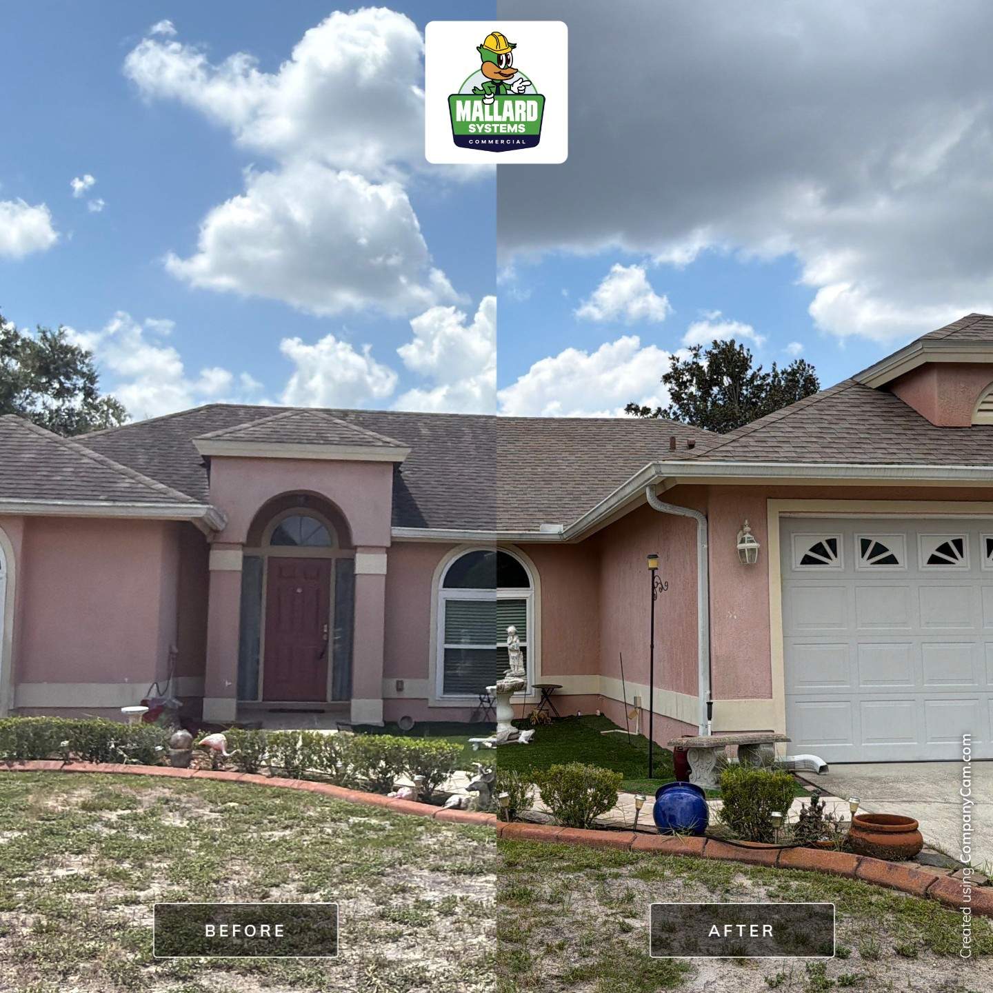 Professional Roof Cleaning and Shingle Treatment in Ocoee, Florida by Mallard Systems