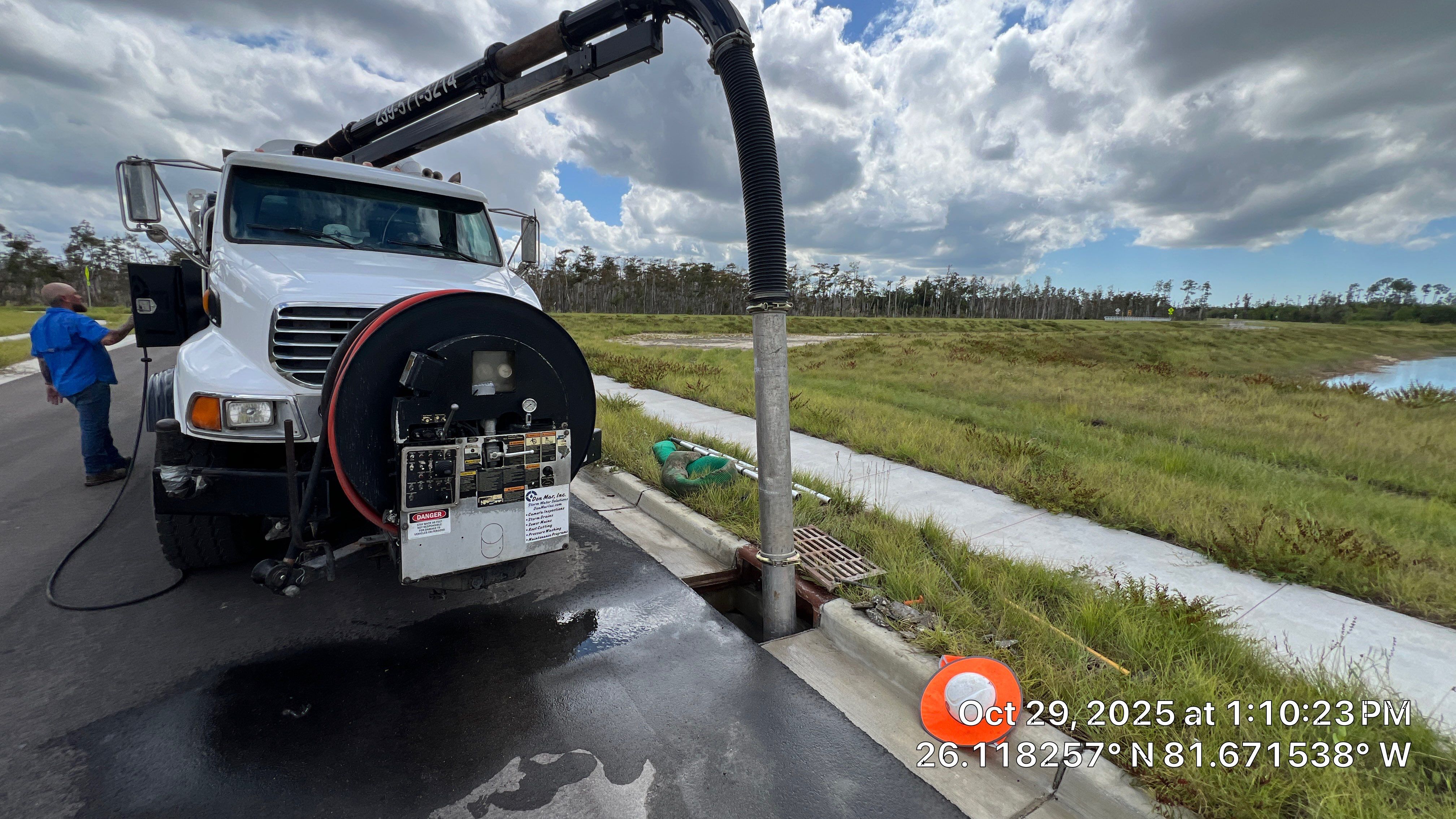 New Construction Road off Rattlesnake in Naples by Don Mar, Inc. Storm Water Solutions