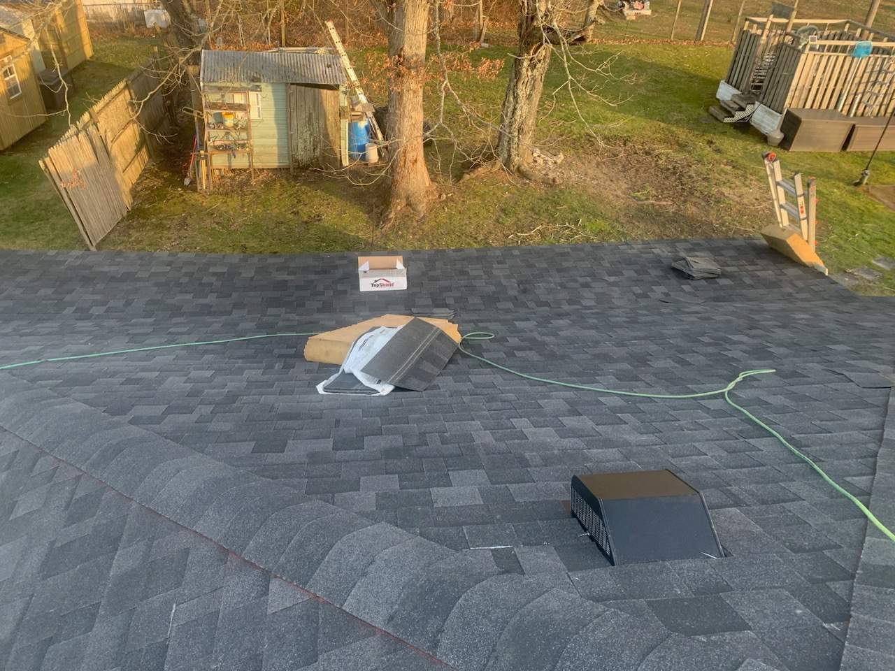 Residential Roofing Installation using Performance Shingles by Mr. Roofer