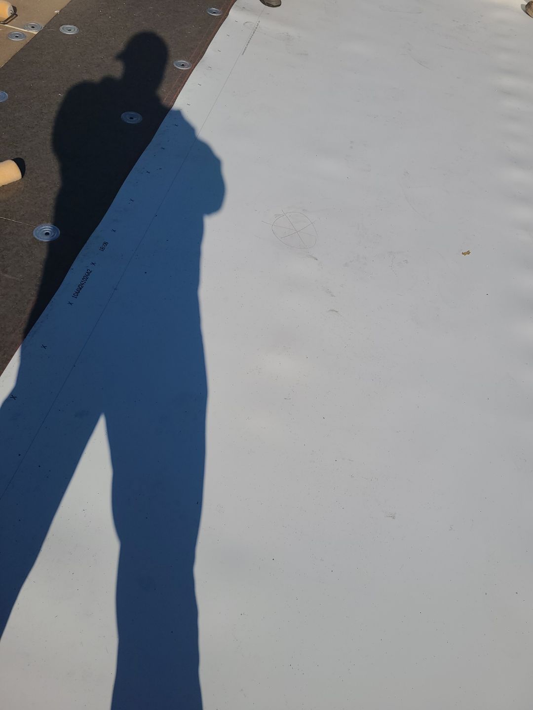 Alexandria: Residential Flat Roof Replacement with Mule Hide TPO Membrane by RM Banning, Inc.