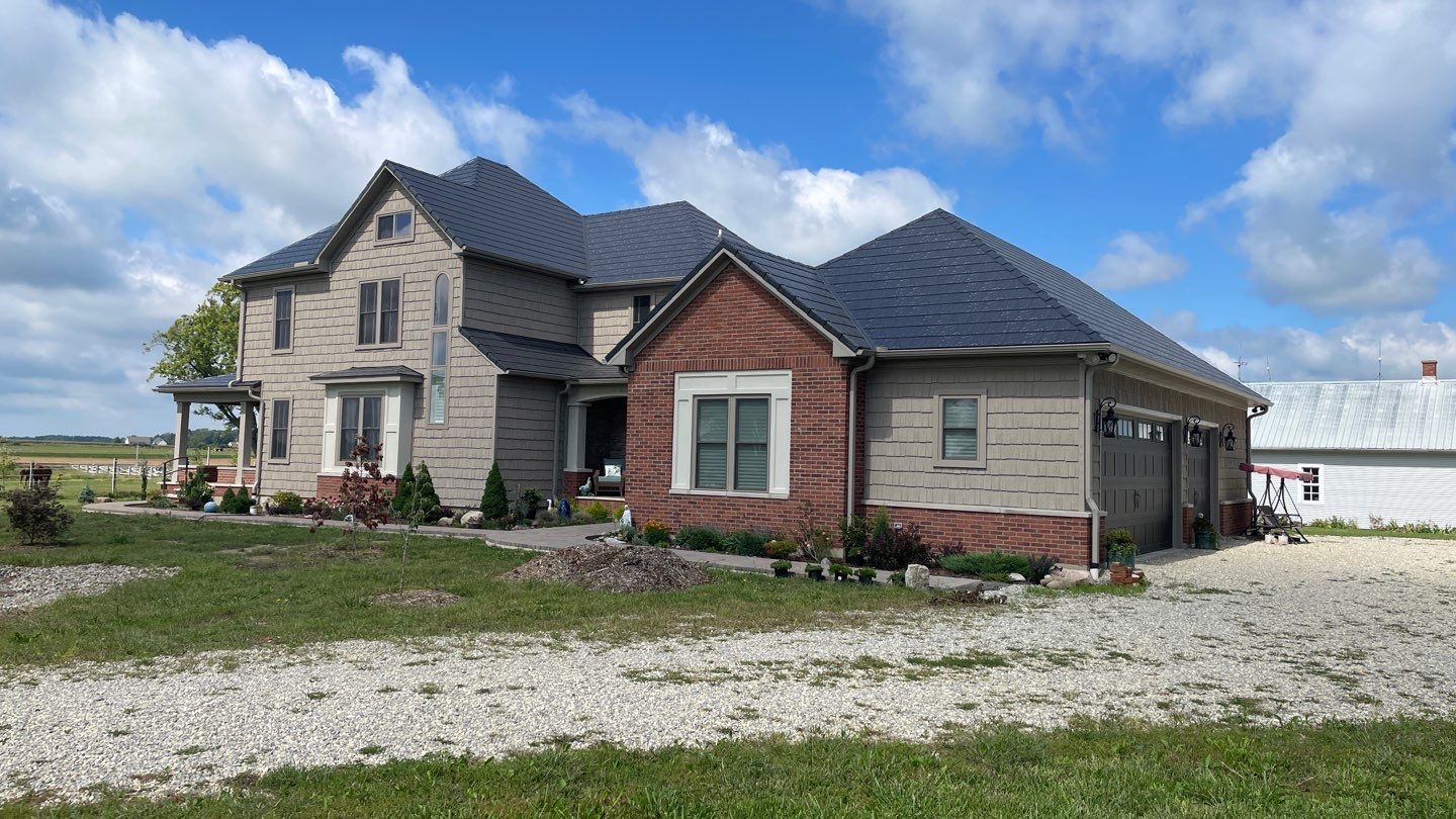 Residential Roofing Installation using Metstar Slate Plus Smooth Black by Nitro Roofing and Construction