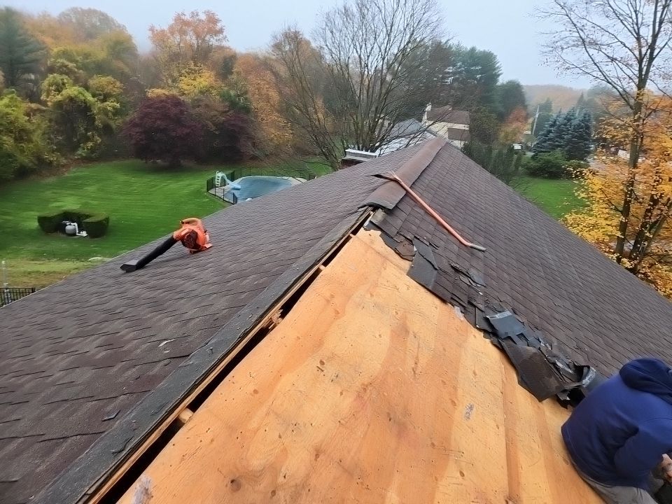 Residential Roofing Installation using Owens Corning TruDefinition Onyx Black by A Plus Exterior