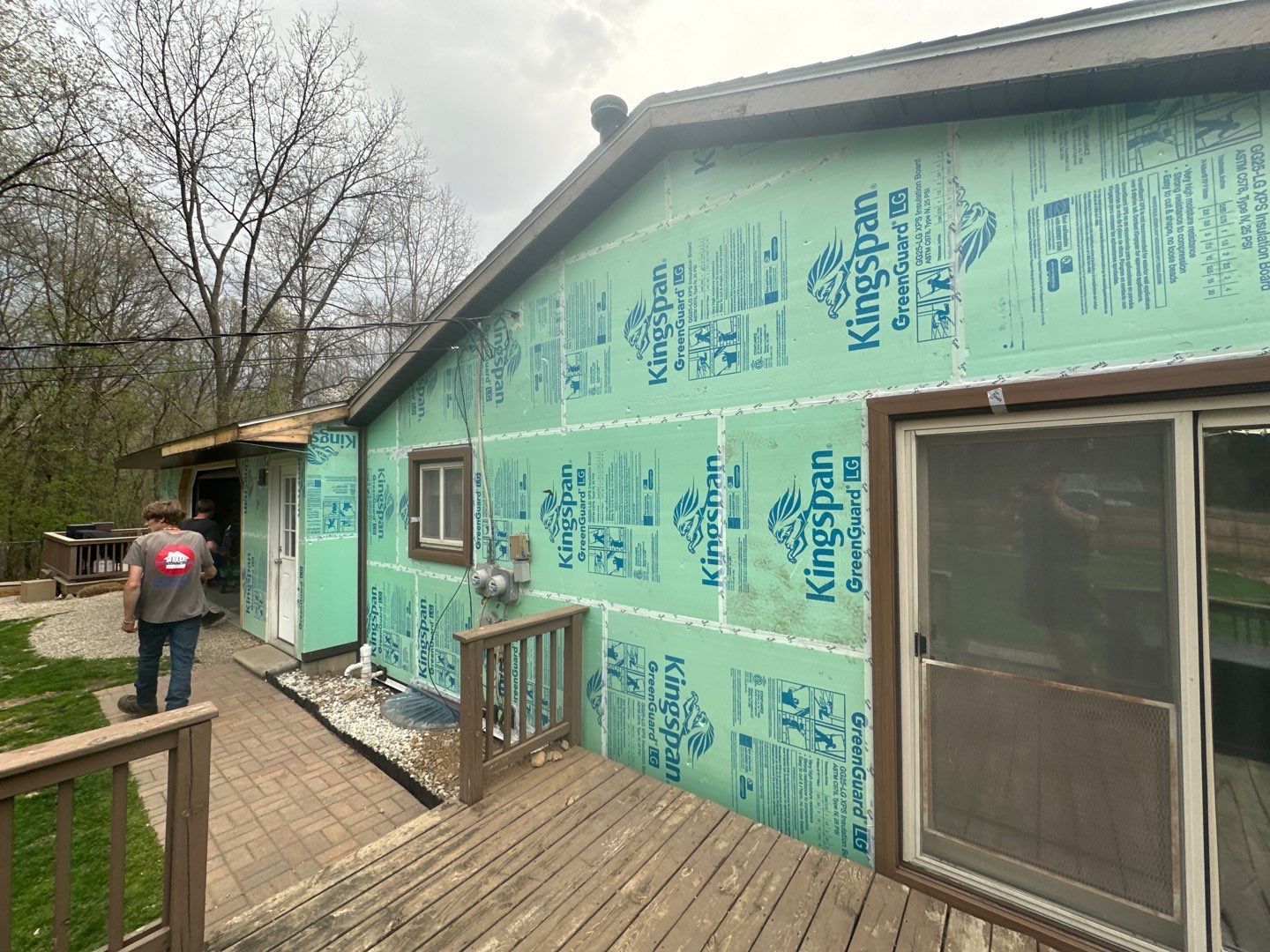 Siding Installation using Timbermill Forest Brown by 180 Contractors
