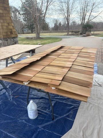 Wood Rot & Shingle Repairs  by Dennis Moffitt Painting