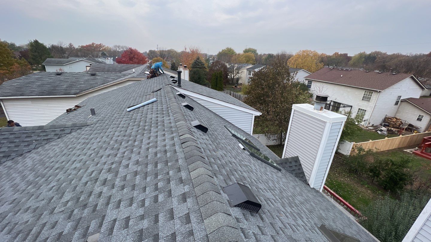 Multi-family unit roof replacement. using GAF Timberline HDZ by Pro Home Services Inc
