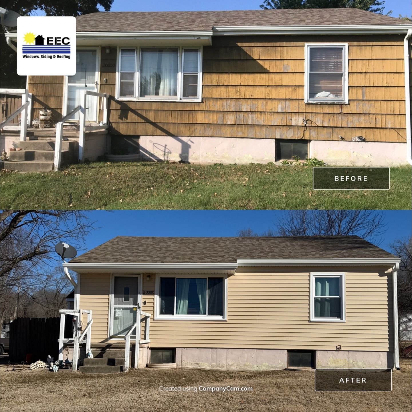 Siding Installation using Extrerior Porfolio Vinyl Siding  by EEC  Windows, Siding & Roofing 