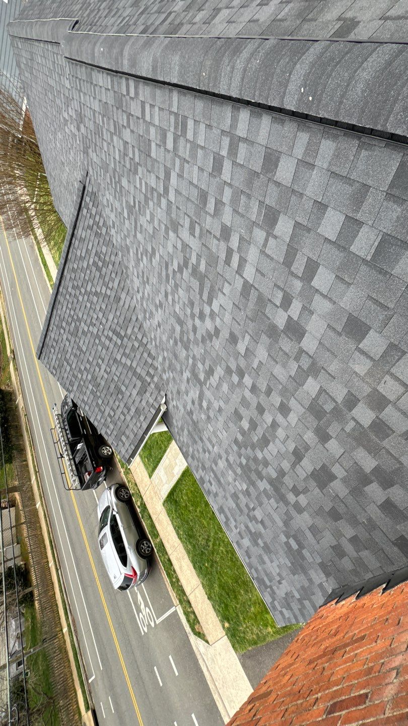 Arlington CertainTeed Landmark Pro Roof in Max Def Moire Black by RM Banning, Inc.