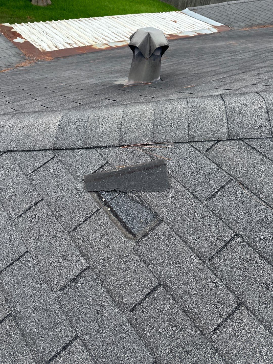 Hail Damage using Owen's Corning Duration (Lifetime) Shingles by Roof Repair Company