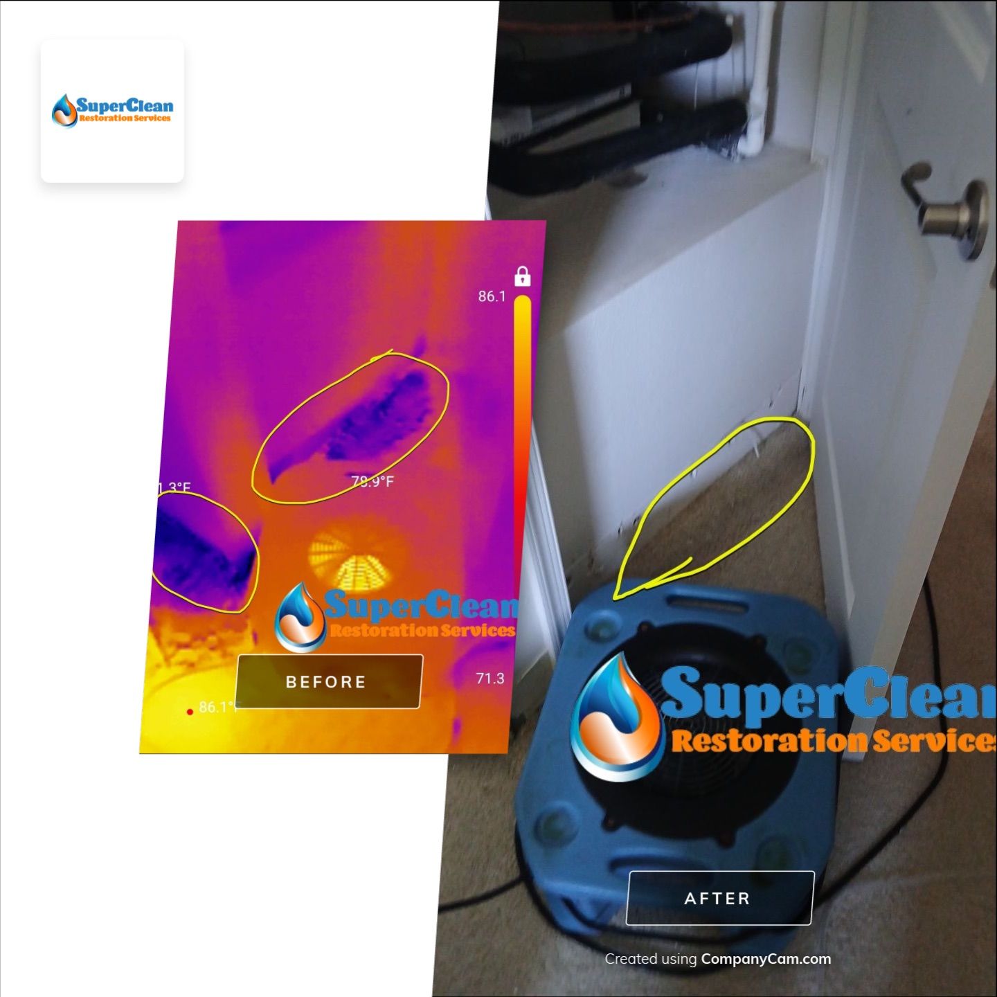 Stuart Water Damage Mitigation and Structural Drying Services by SuperClean