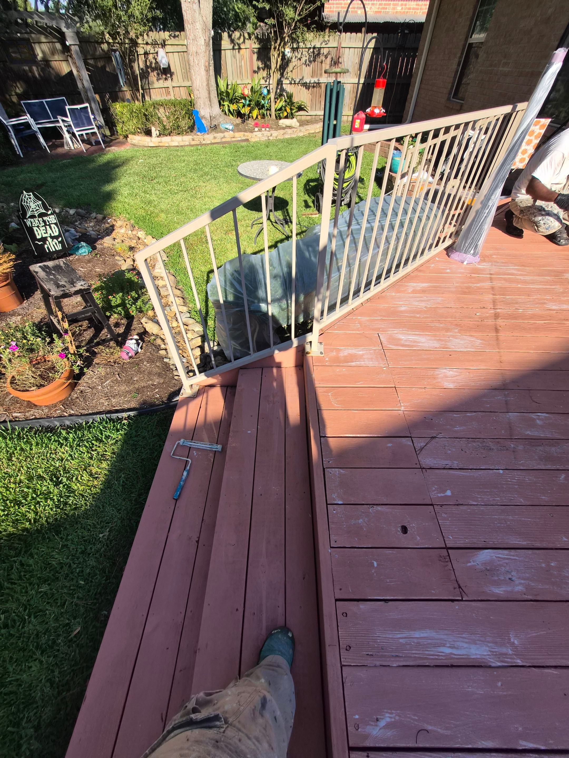 Tyler, TX Exterior Deck Staining & Color Refresh by Quality Coats Painting