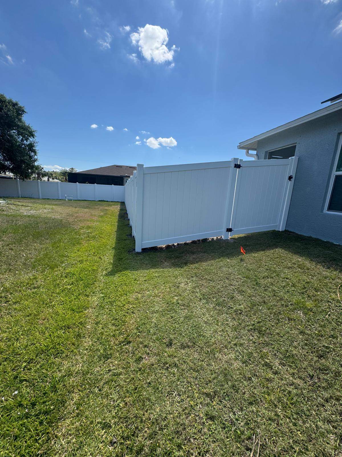 Vinyl Fence in North Port  by True Fence LLC