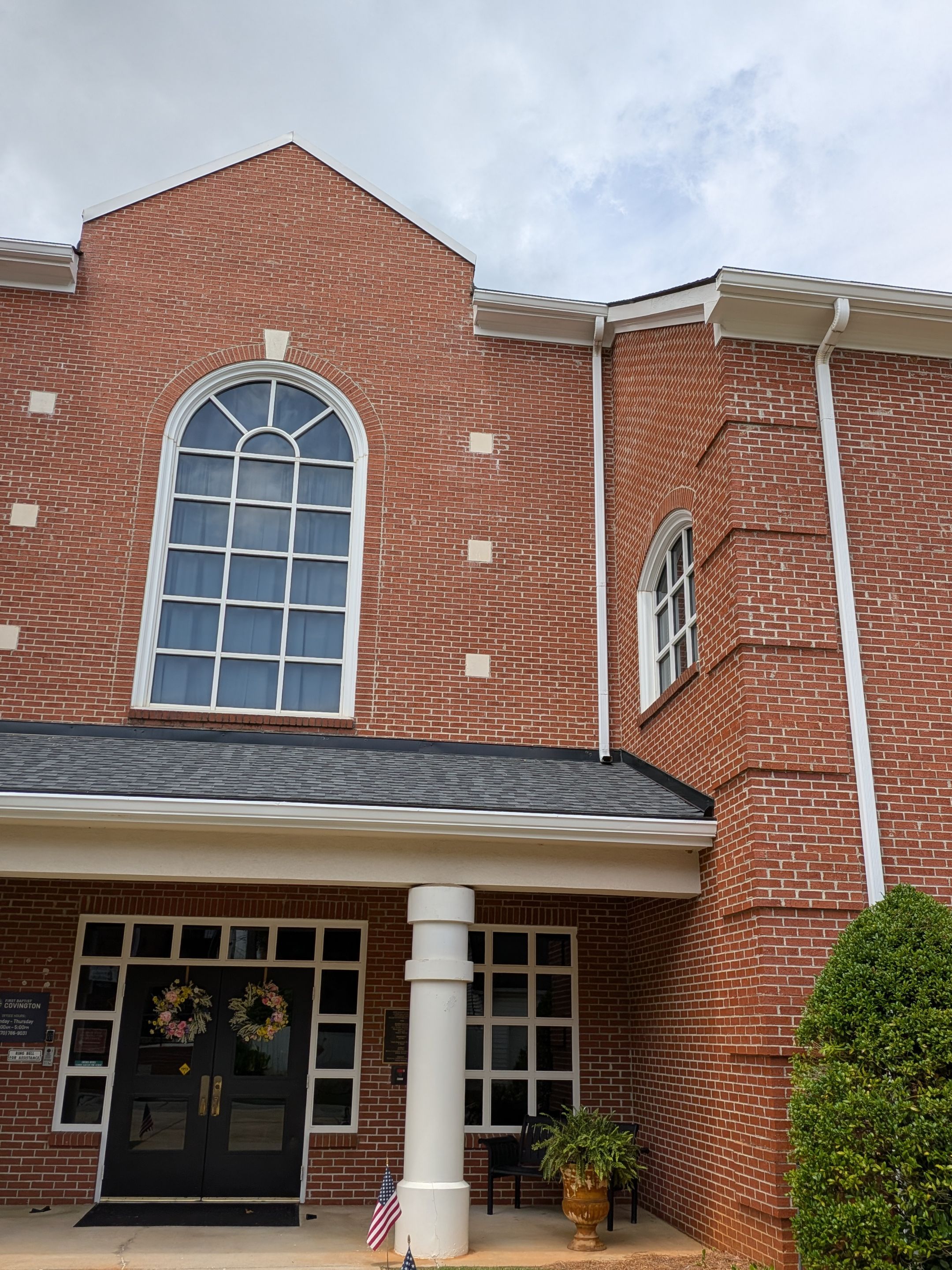 Commercial Maintenance and Wood Repair for First Baptist Church in Covington by PGP Surface Solutions, LLC