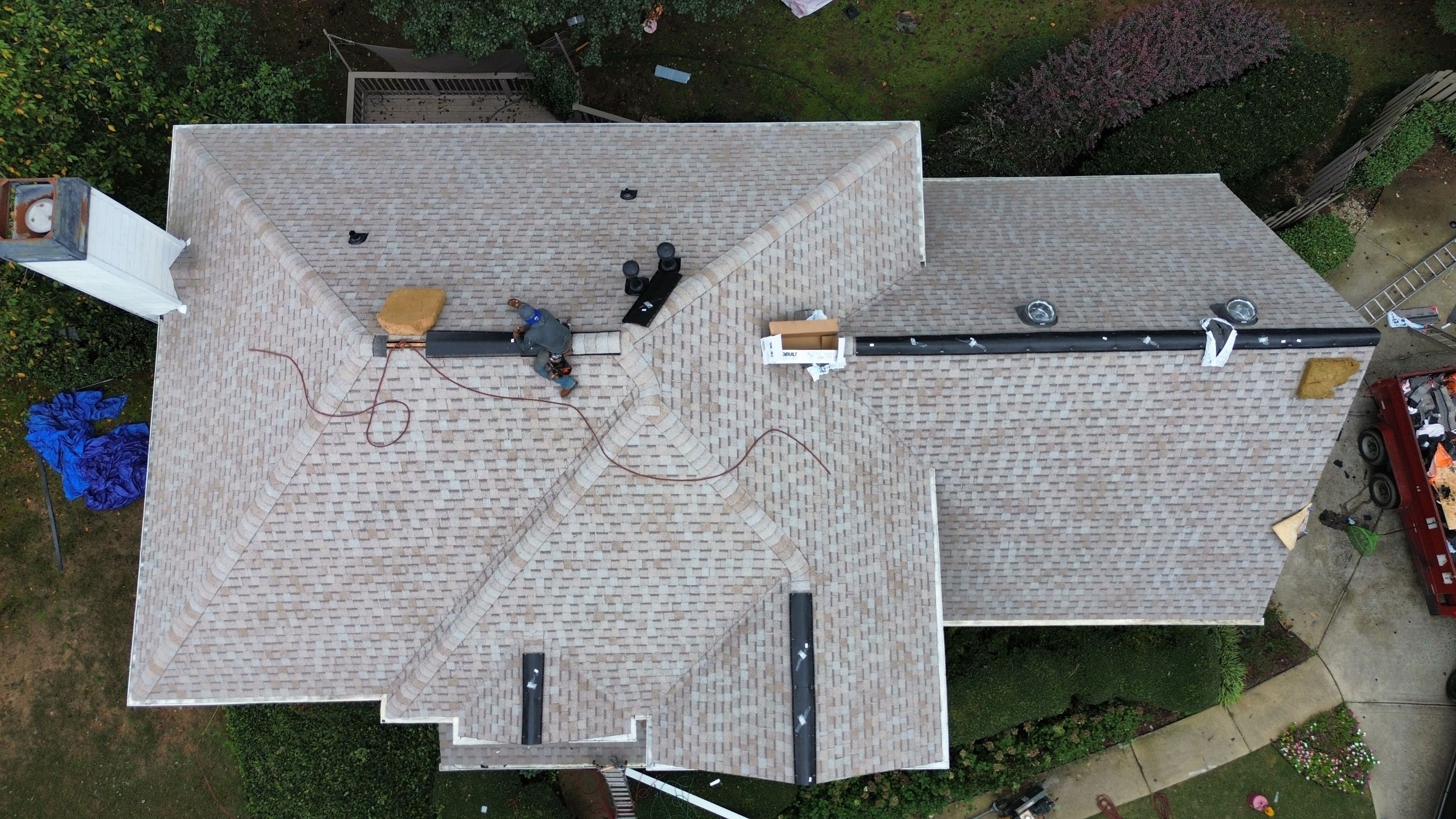 Cumming, GA Roof Replacement Atlas Pinnacle Pristine Tan Mist by Reset Roofing