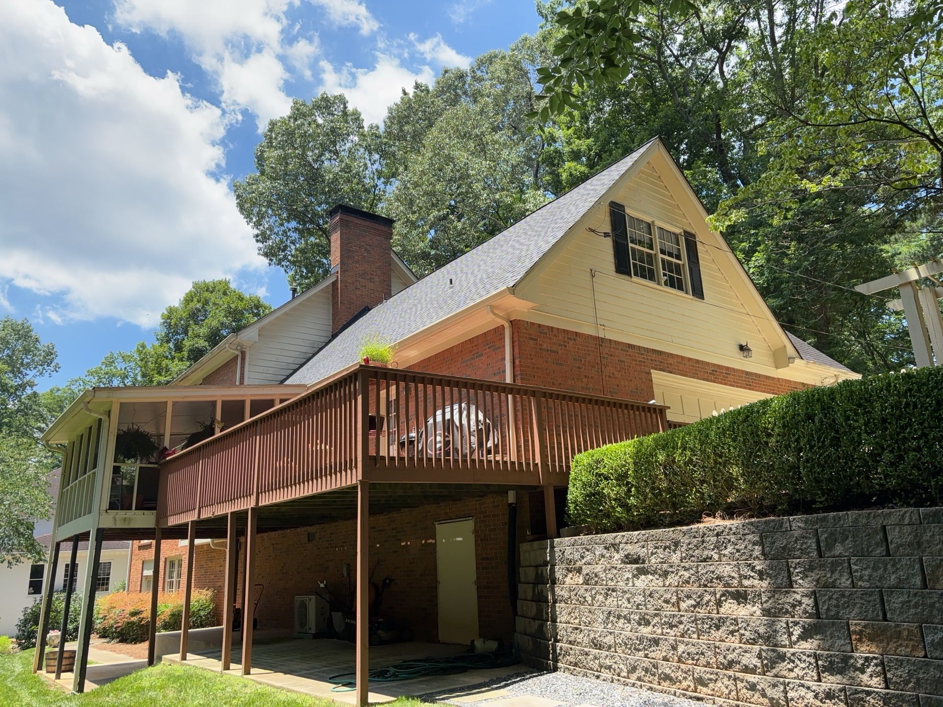 Stone Mountain, GA Rotted Wood & Shutter Replacement, Exterior Paint, and Deck Resurface by Nelson Exteriors