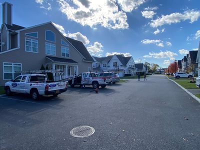 County Pointe Woods Condo Complex Gutter Cleaning
